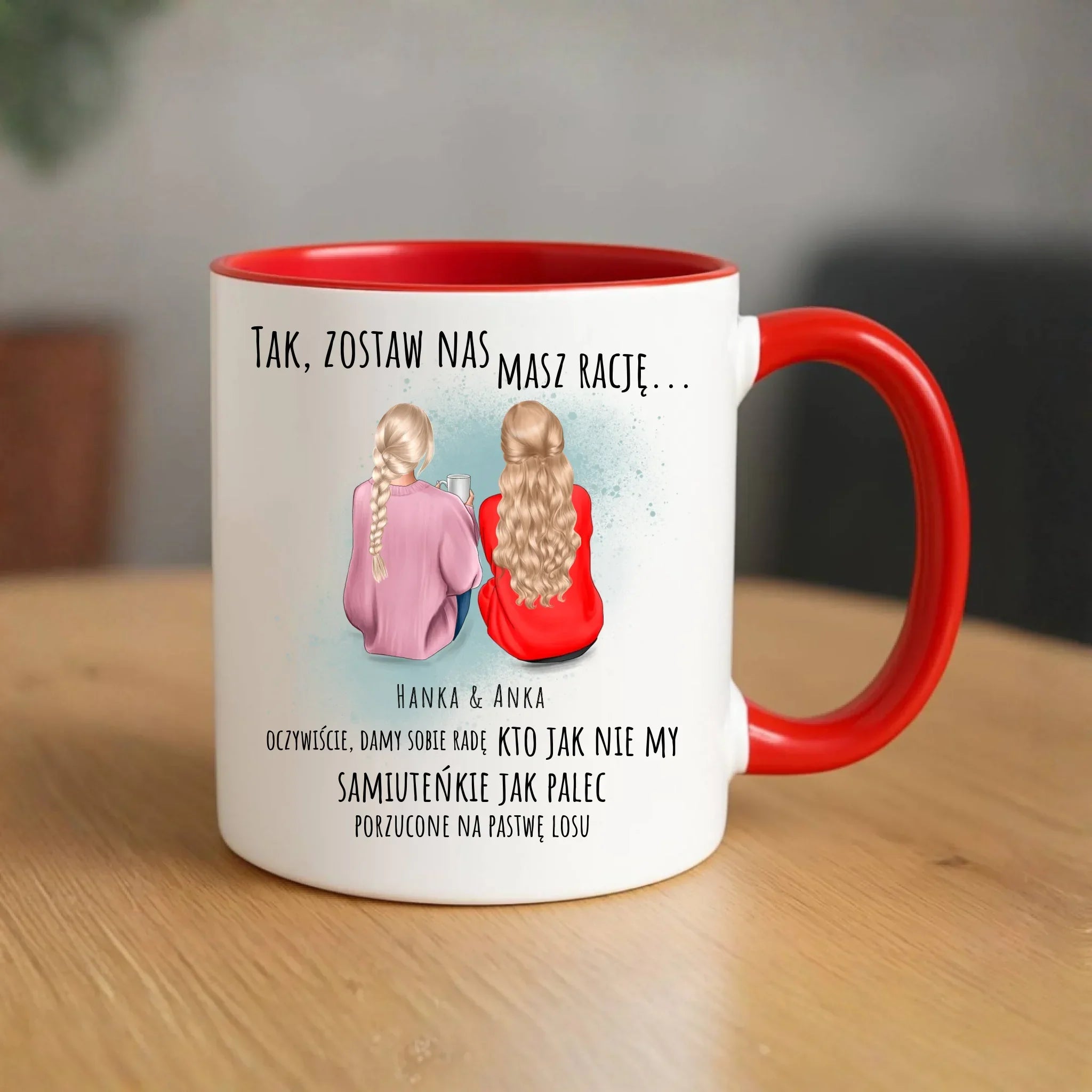 Kubek na odejście z pracy - prezent od koleżanek - 2-5 osób personalizowany OP16 - StoryCups.pl