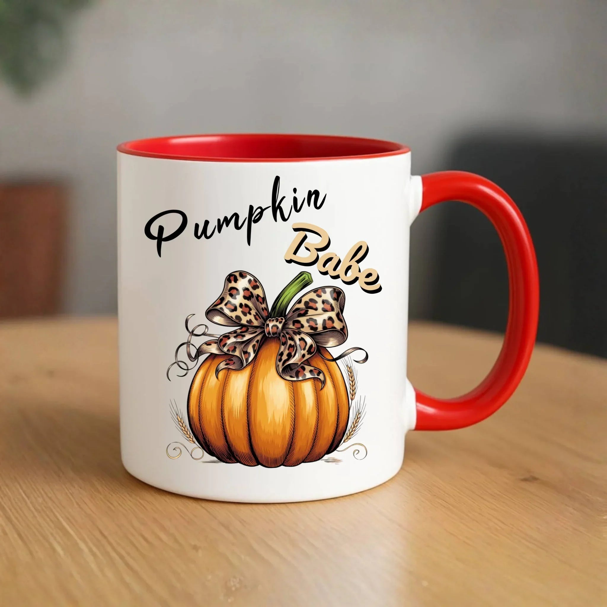 Kubek jesienny - Pumpkin Babe - dla miłośniczki dyni JS33 - StoryCups.pl