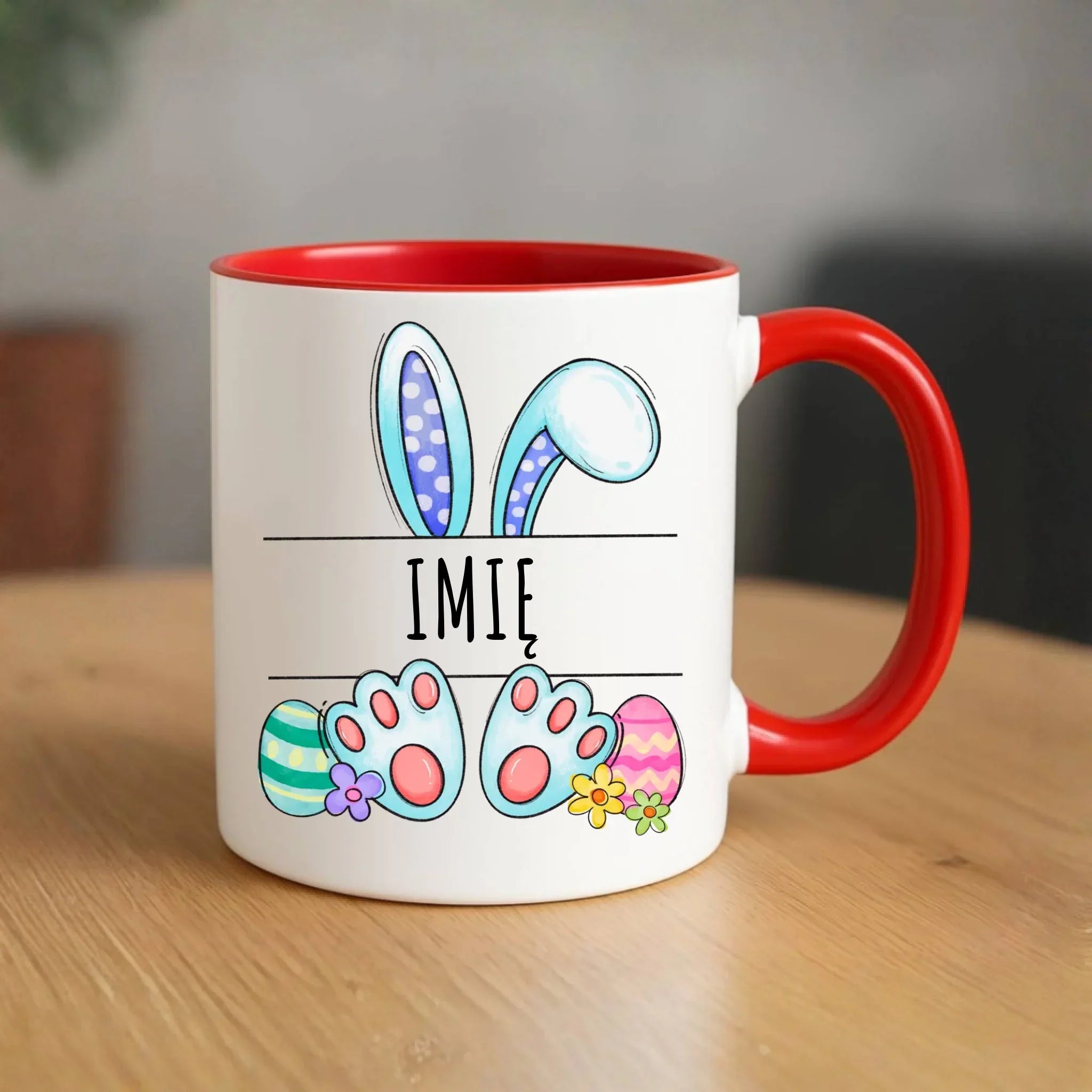 Kubek dla dziecka na Wielkanoc - Zajączek - personalizowany WN14 - StoryCups.pl