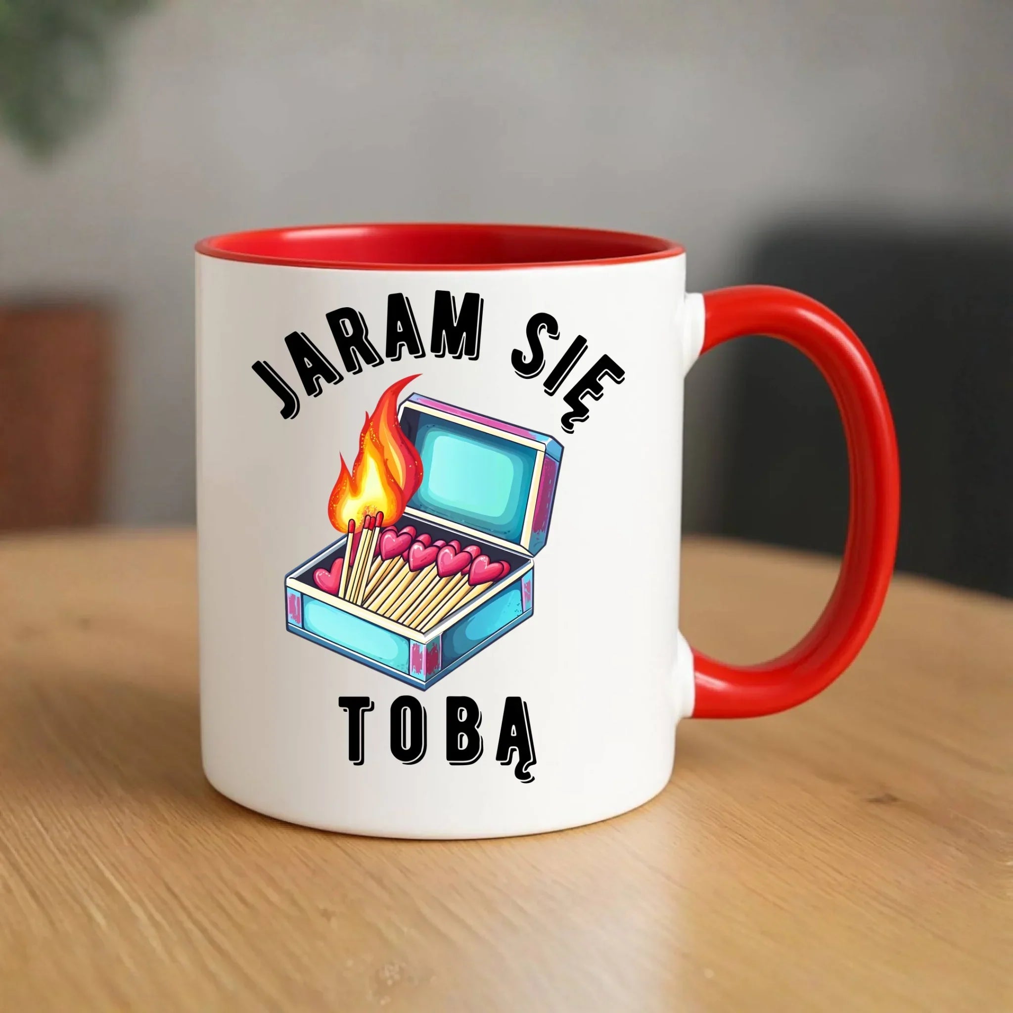 Kubek dla zakochanych - Jaram się Tobą W39 - StoryCups.pl
