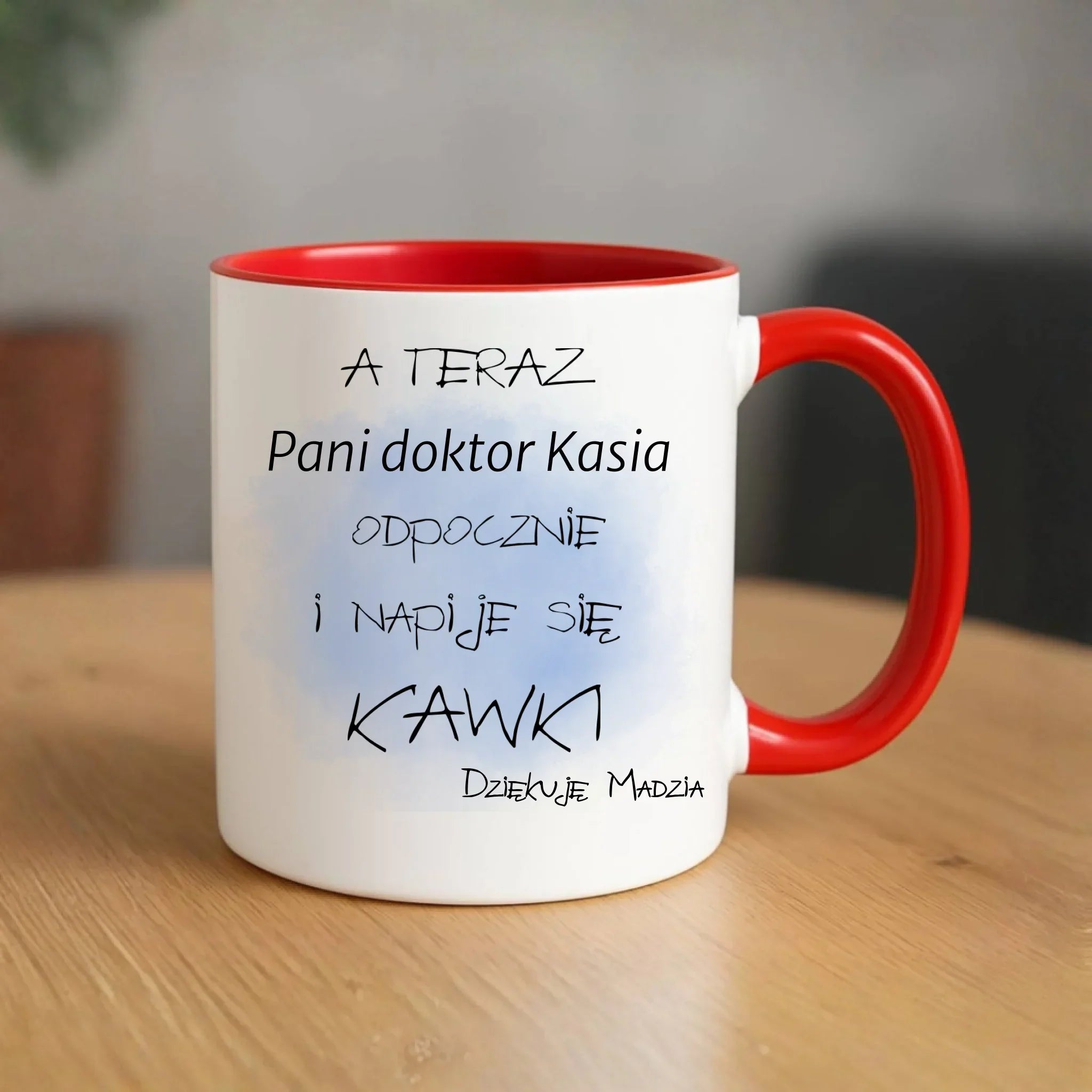 Kubek dla doktora - Prezent na podziękowanie - personalizowany L01 - StoryCups.pl