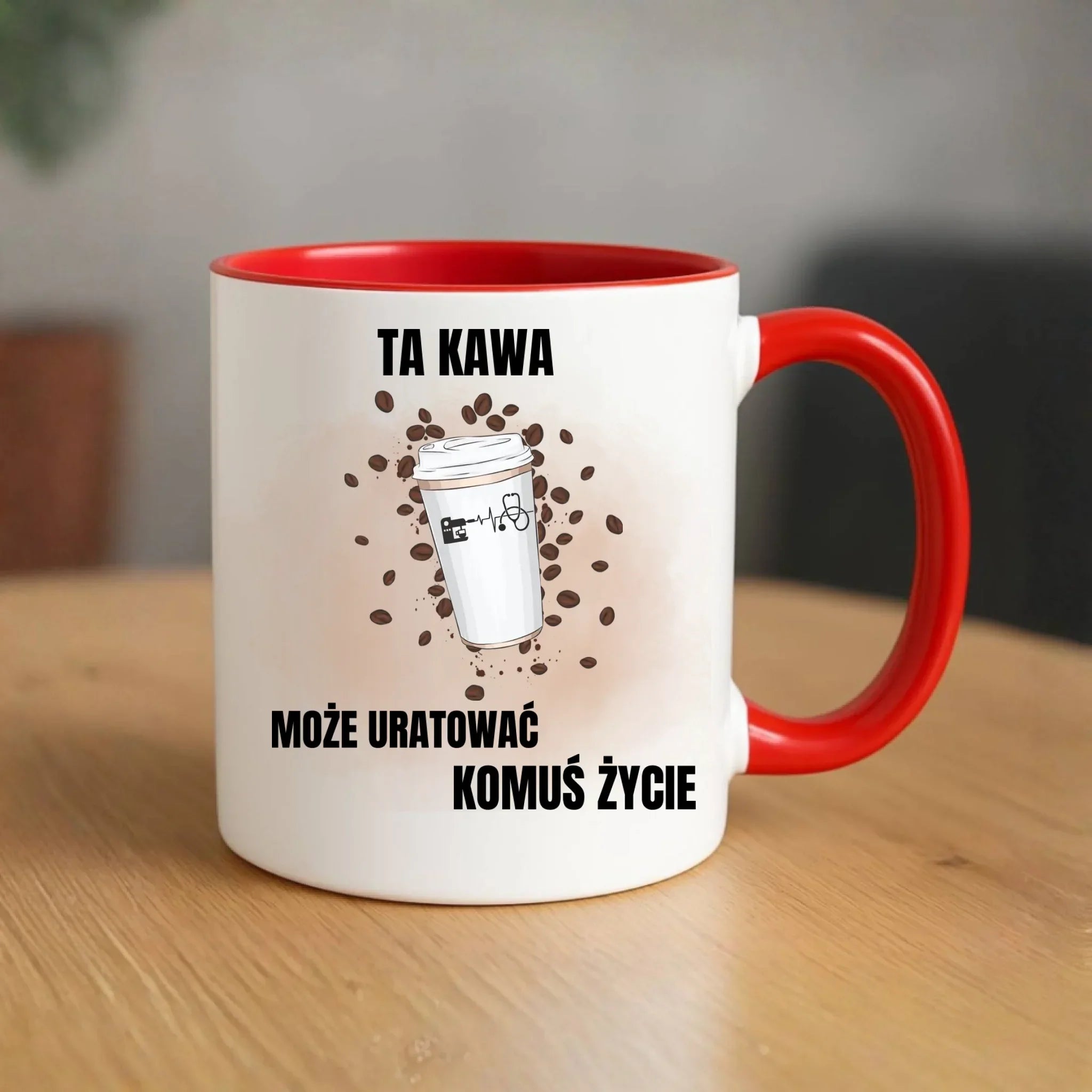 Kubek dla lekarza - Ta kawa może uratować komuś życie L05 - StoryCups.pl