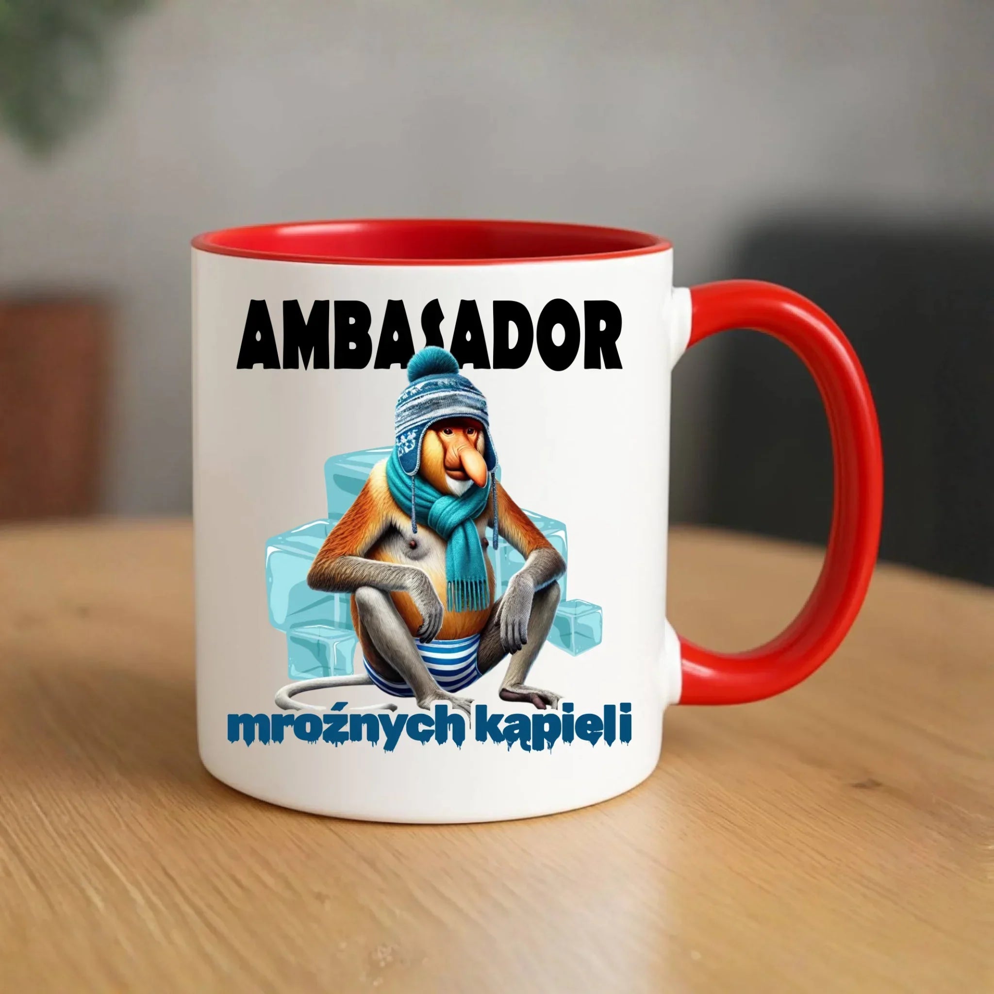 Kubek - prezent dla morsa - Janusz Nosacz Mors - Ambasador mroźnych kąpieli HM03 - StoryCups.pl