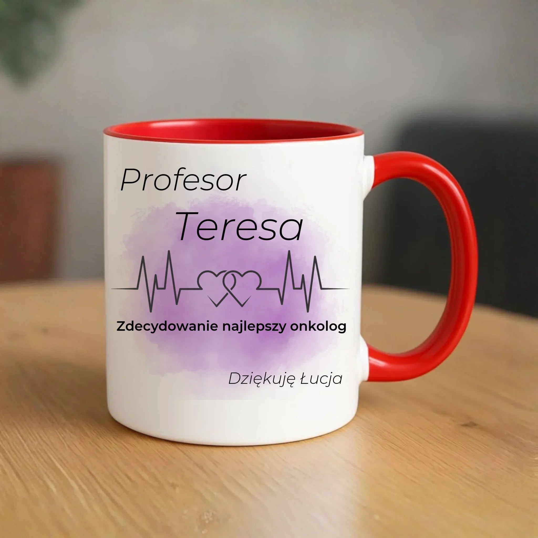 Kubek dla lekarza - Prezent dla onkologa - personalizowany L01 - StoryCups.pl