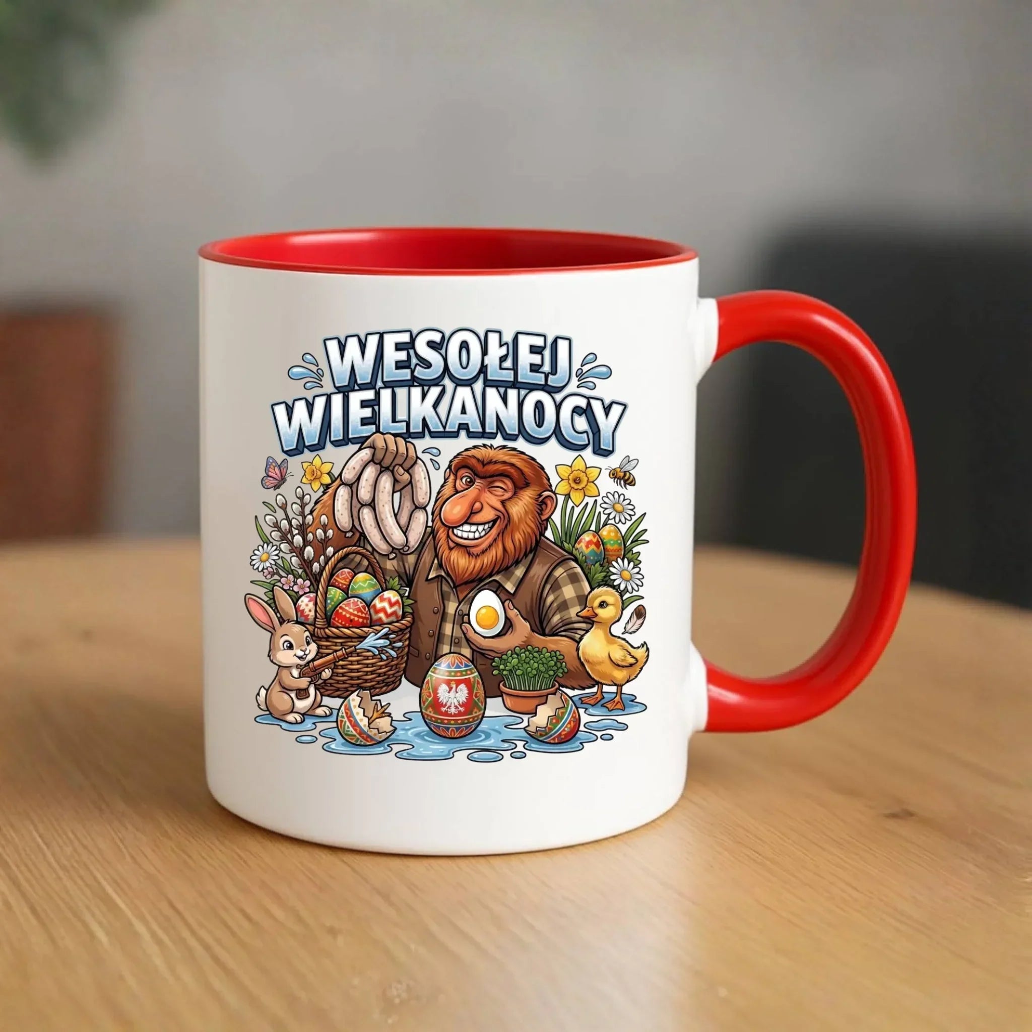 Kubek wielkanocny - Janusz Nosacz - Wesołej Wielkanocy WN21 - StoryCups.pl