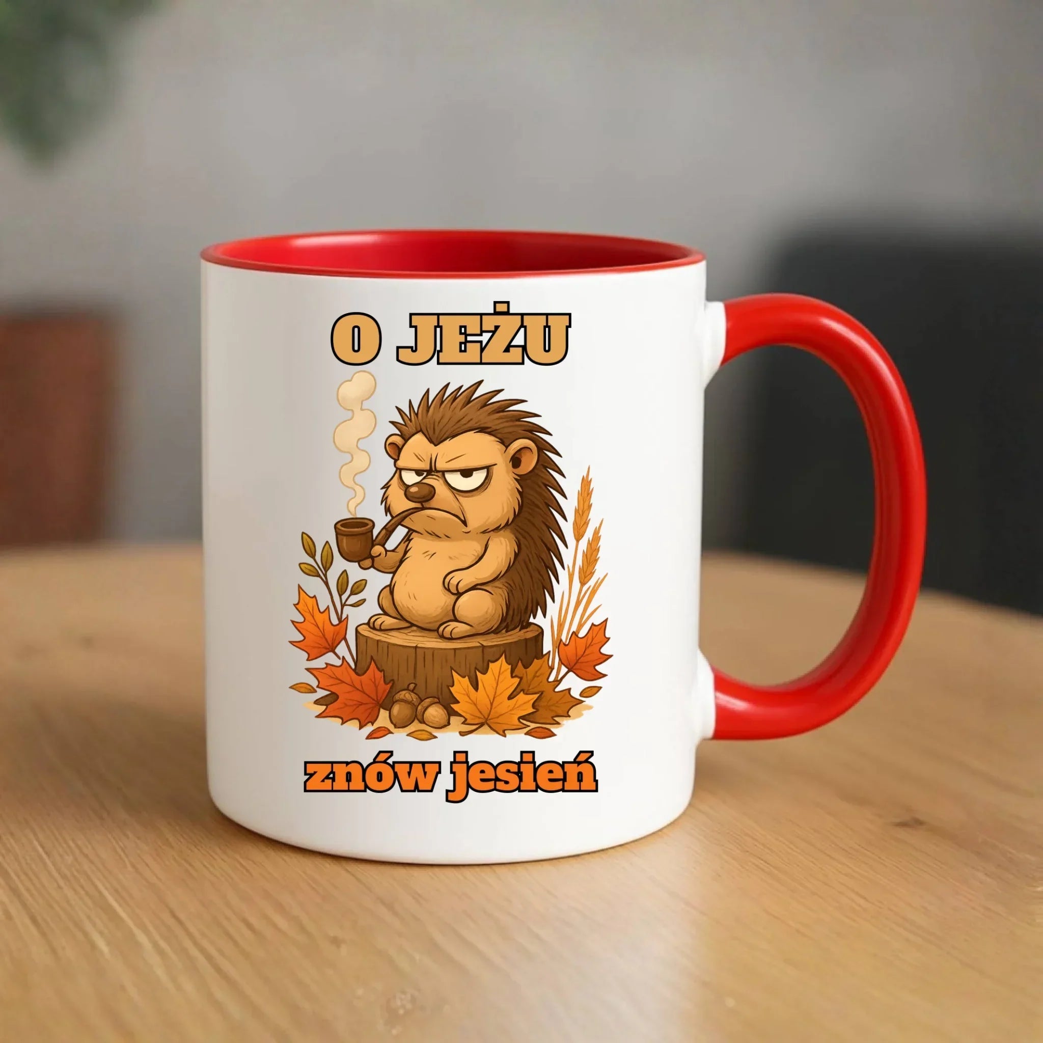 Kubek jesienny - O jeżu znów jesień JS20 - StoryCups.pl