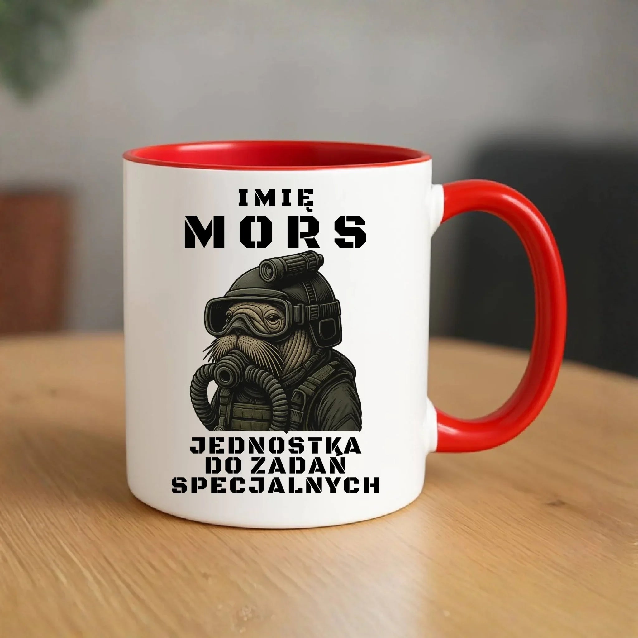 Kubek - prezent dla morsa - Mors do zadań specjalnych - personalizowany HM07 - StoryCups.pl