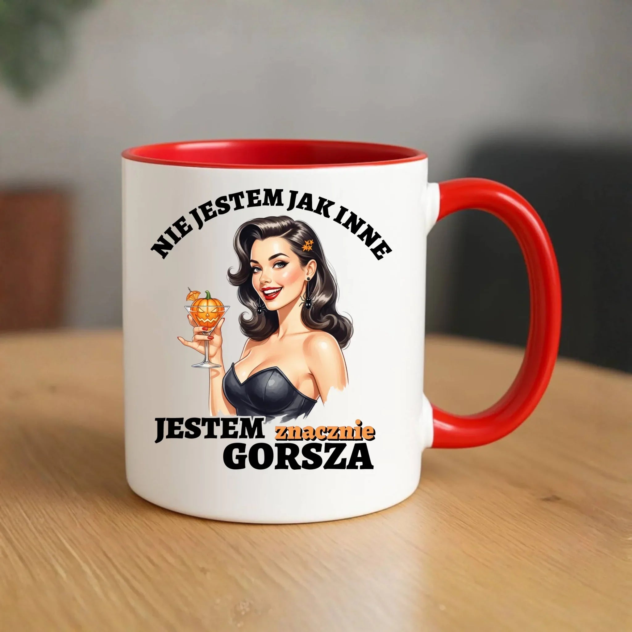 Kubek damski halloweenowy - Nie jestem jak inne HL24 - StoryCups.pl