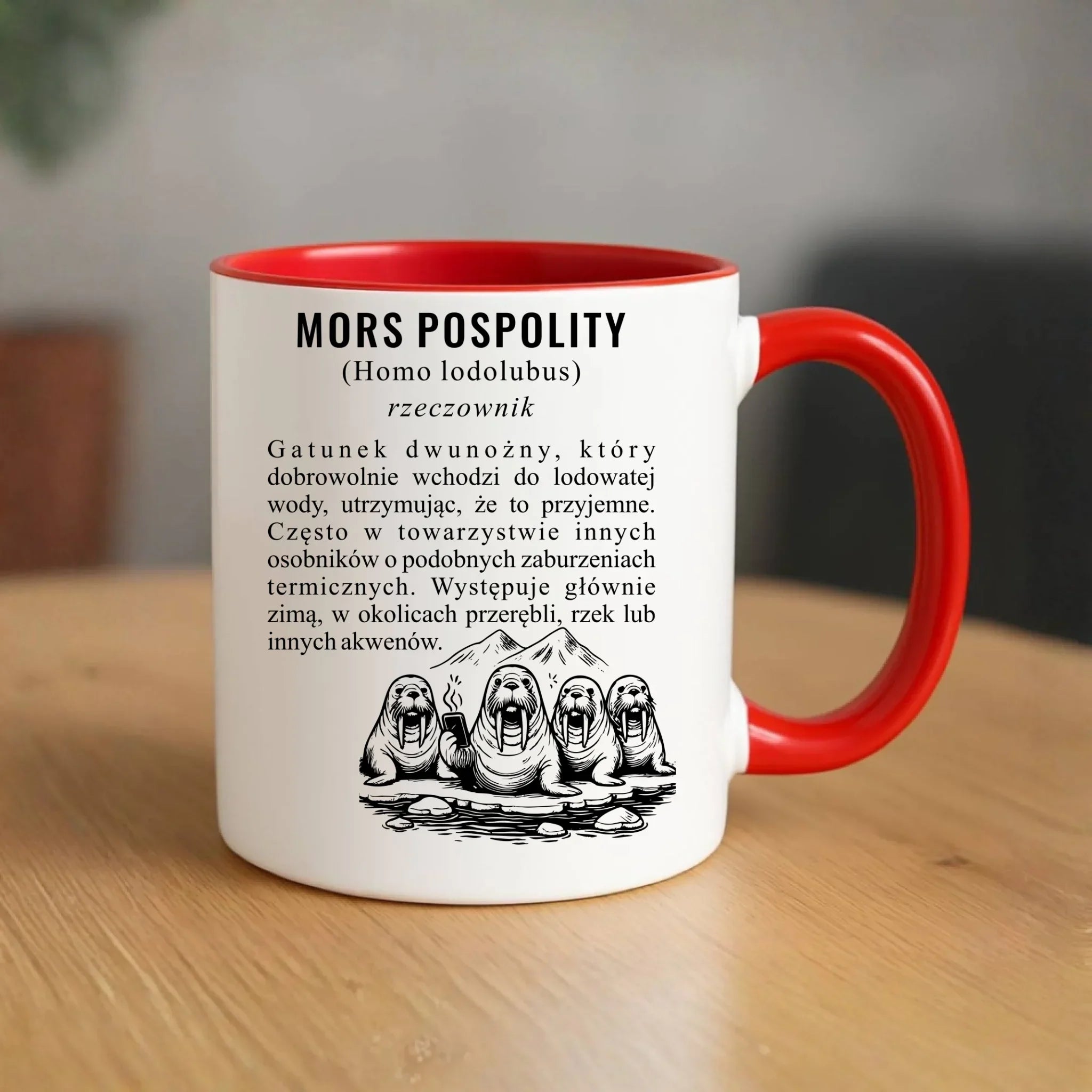 Kubek - prezent dla morsa - Mors pospolity [Homo lodolubus] HM12 - StoryCups.pl