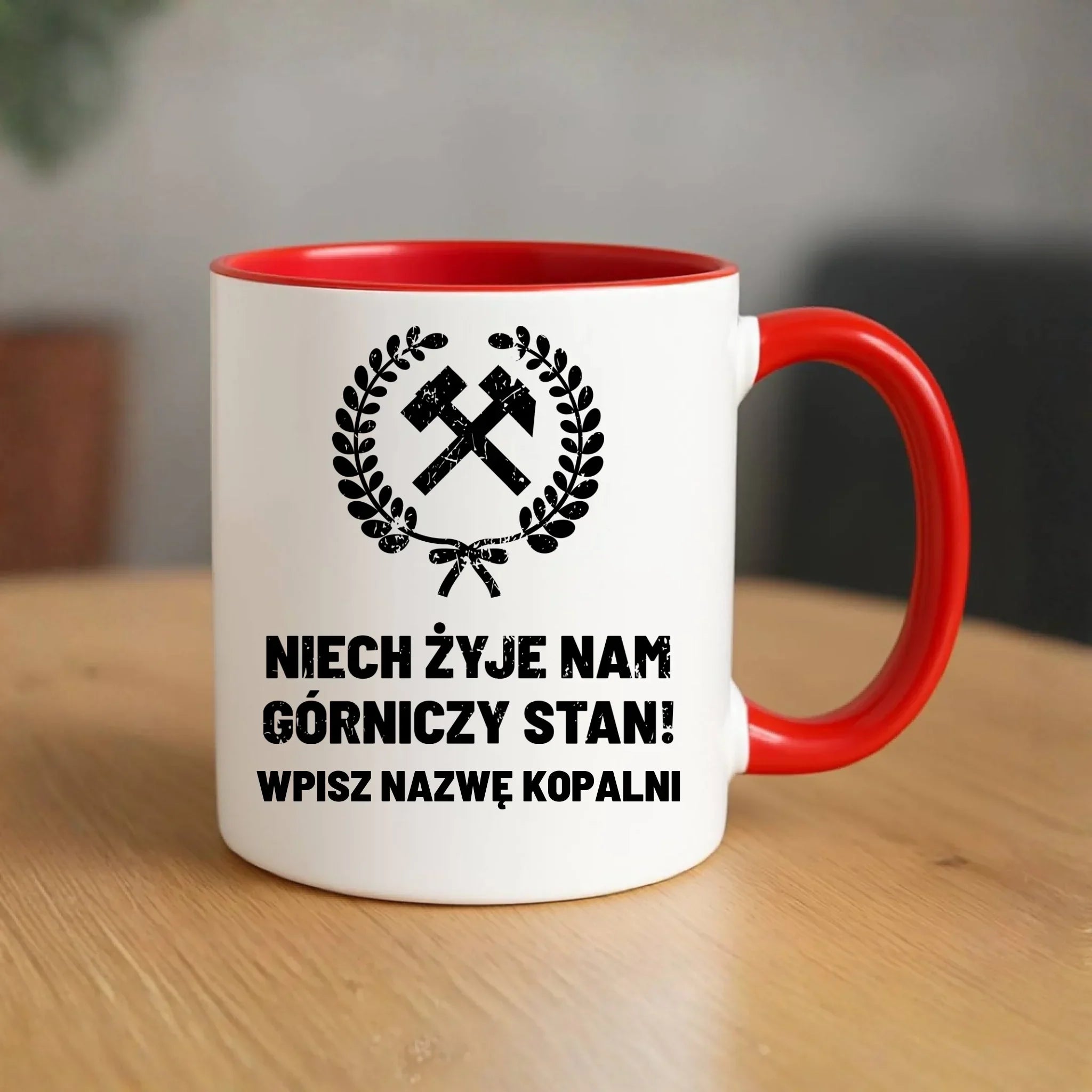 Kubek - prezent dla górnika - Niech żyje nam górniczy stan - personalizowany G24 - StoryCups.pl