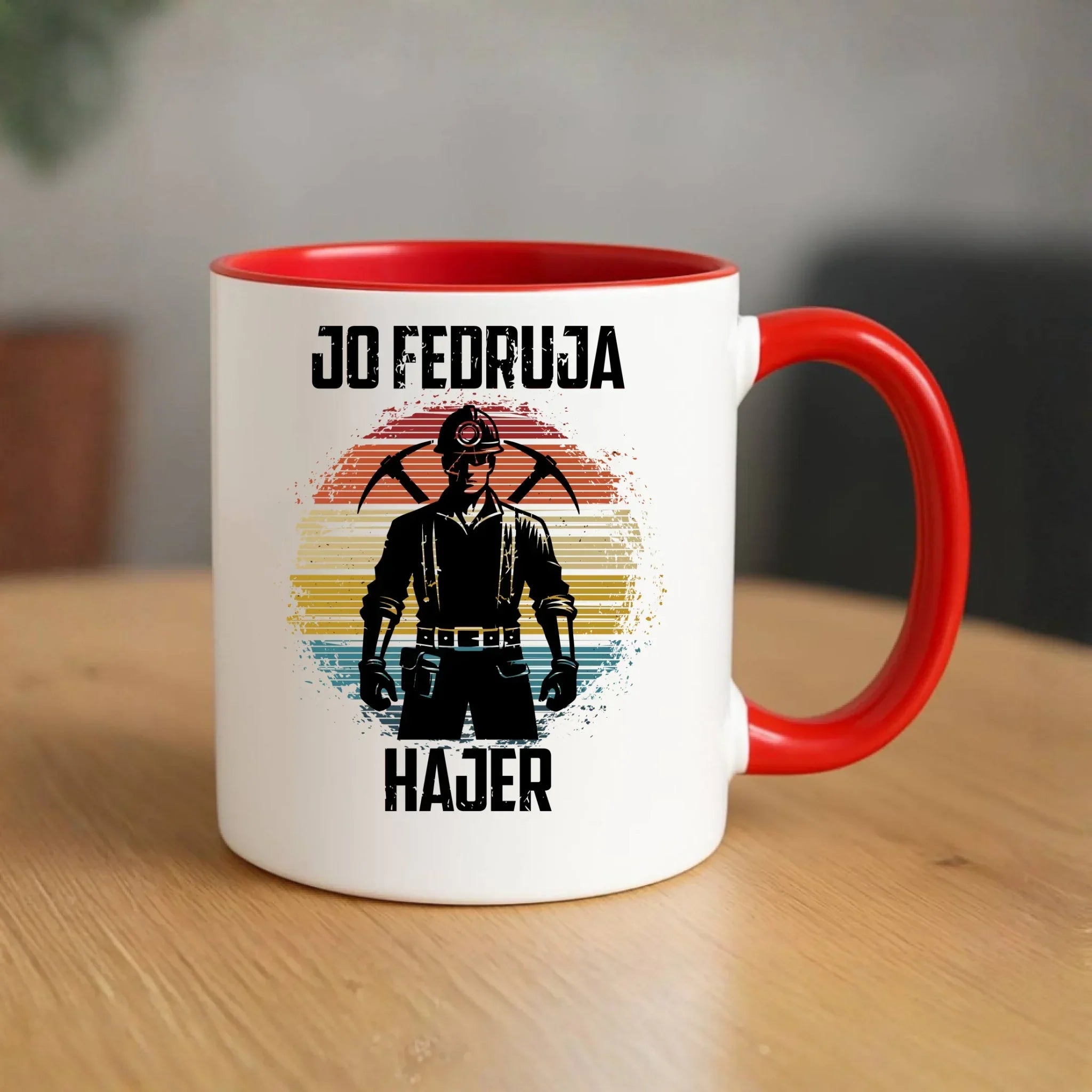 Kubek - prezent dla górnika - Jo fedruja Hajer G26 - StoryCups.pl