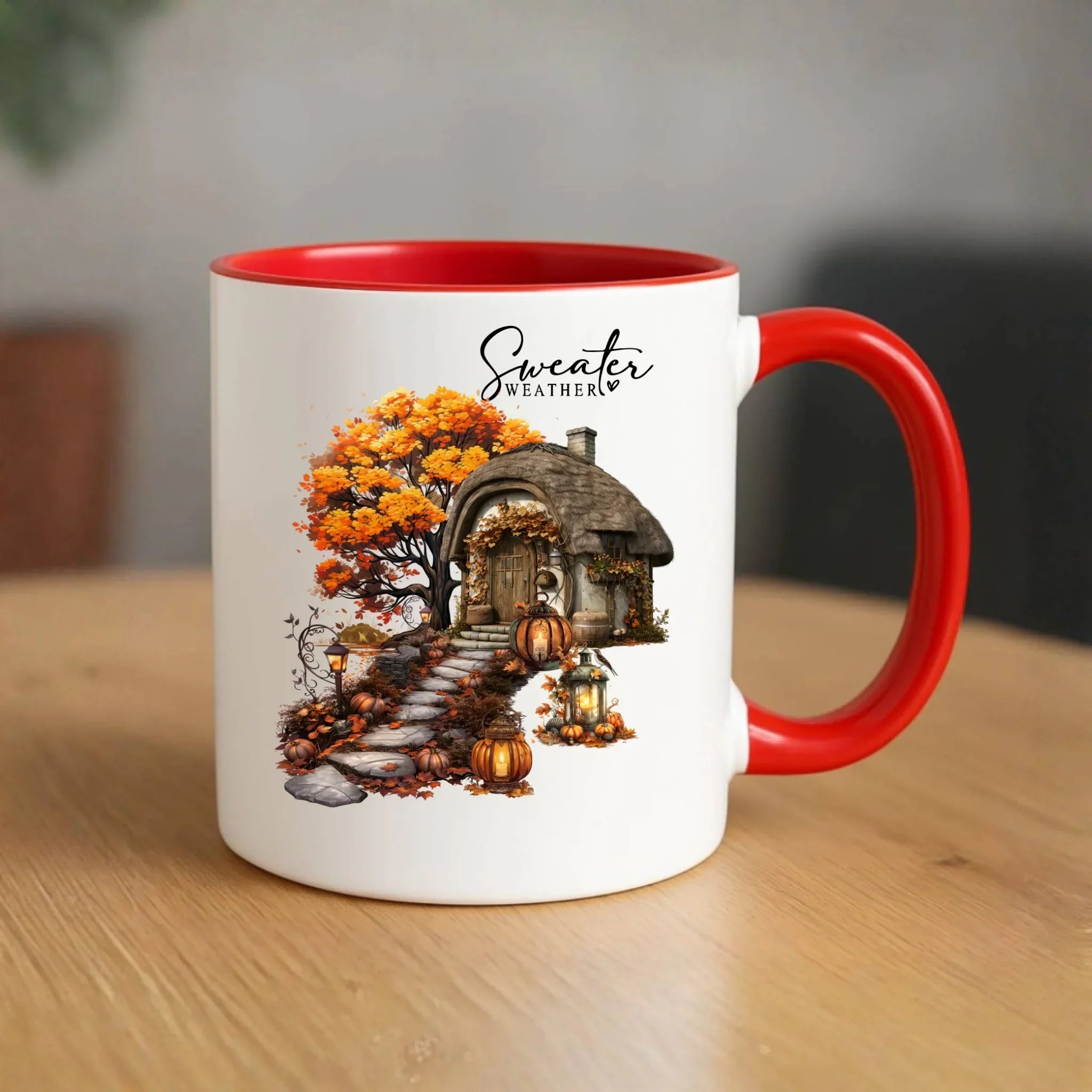 Kubek jesienny - Sweater weather JS15 - StoryCups.pl