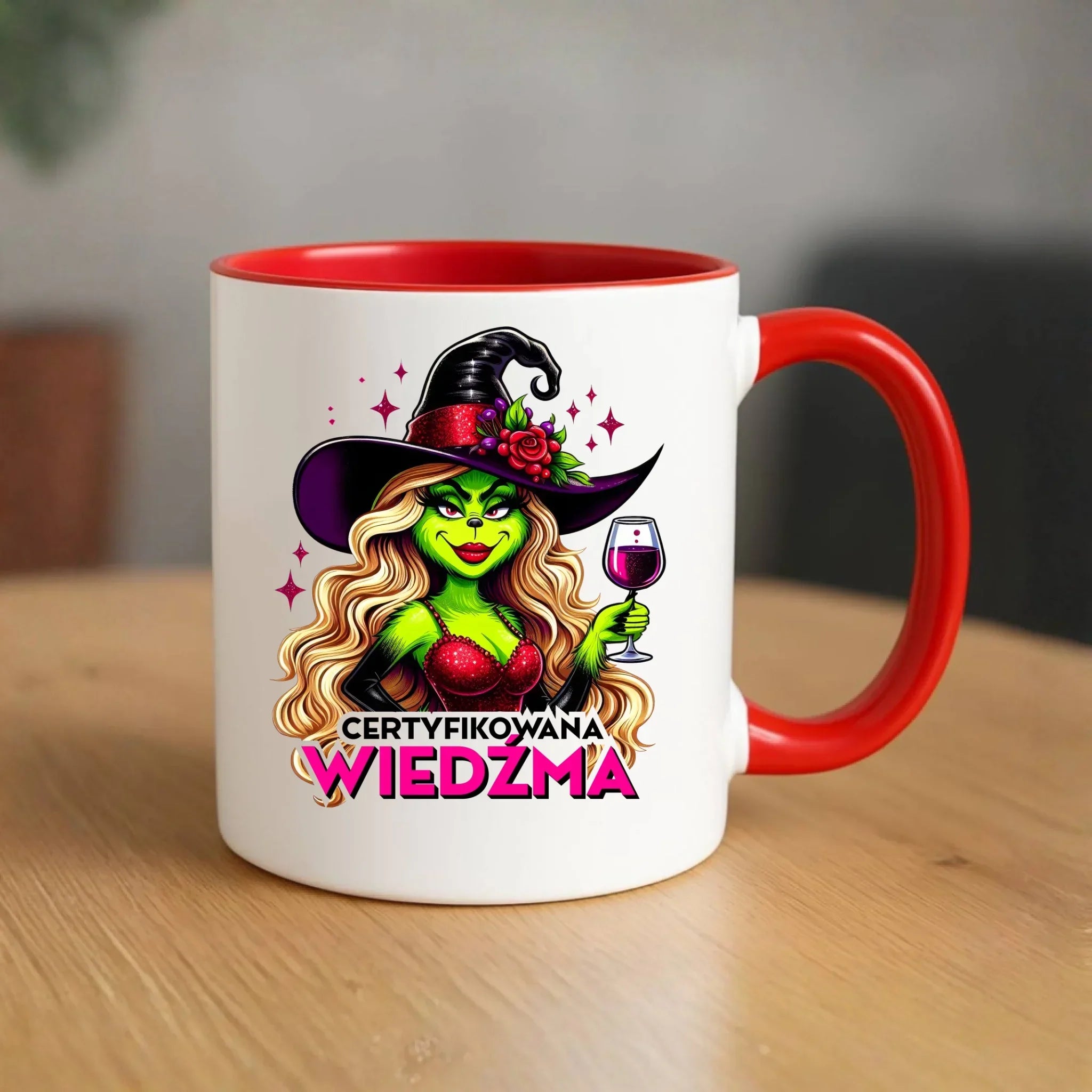 Kubek - Certyfikowana wiedźma - śmieszny HL13 - StoryCups.pl