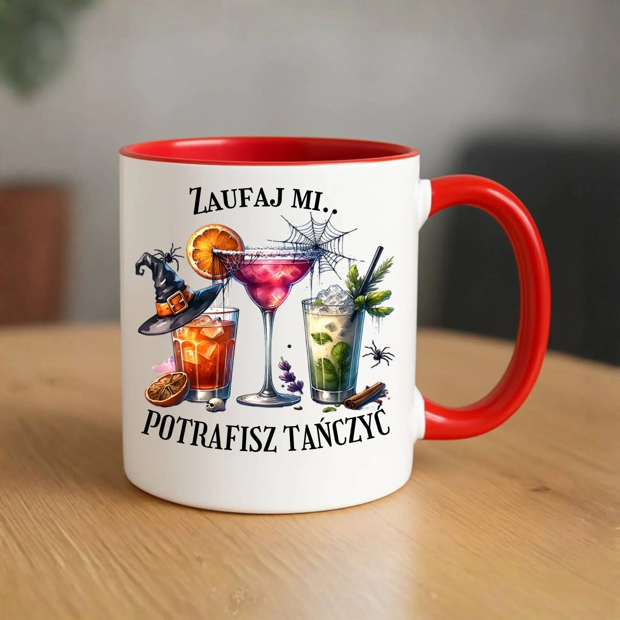 Kubek na Halloween - Zaufaj mi potrafisz tańczyć HL26 - StoryCups.pl