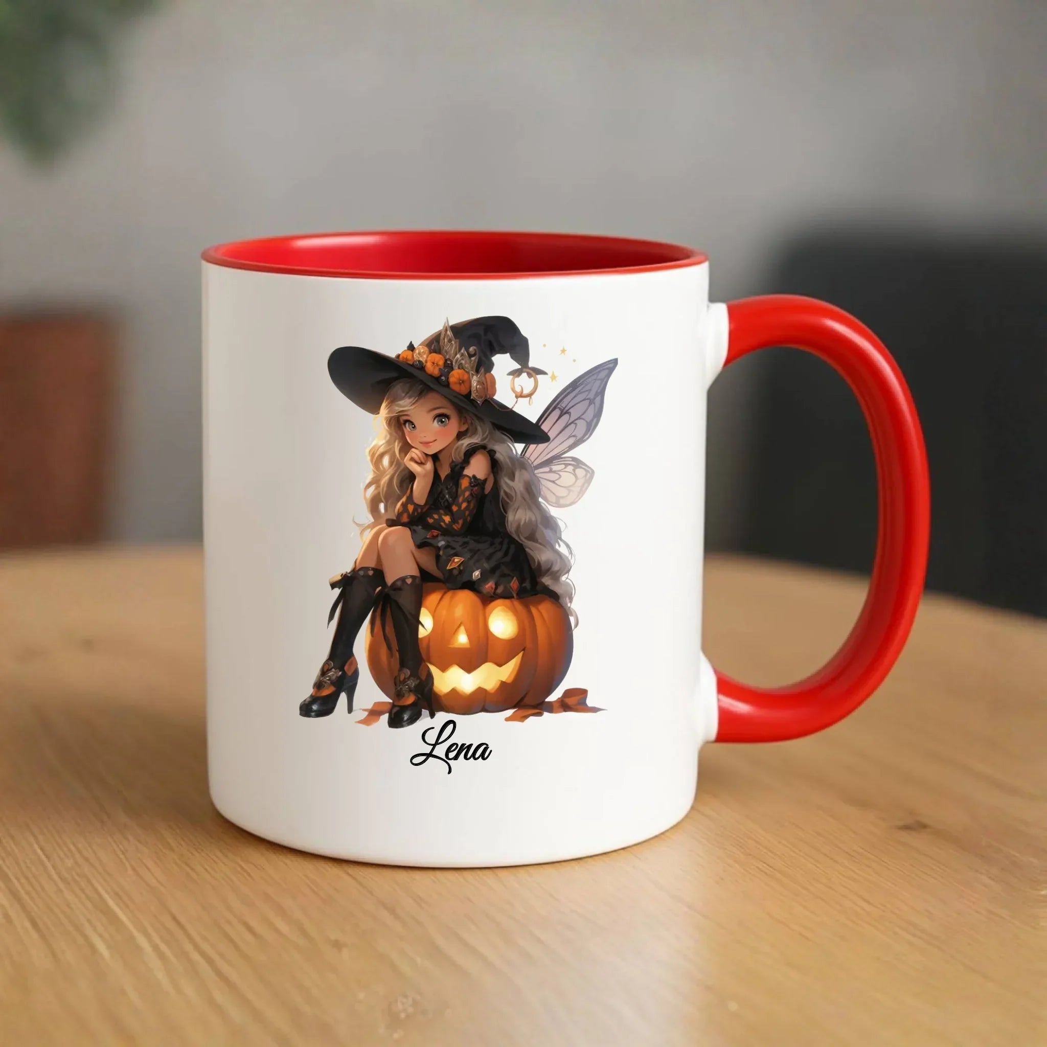 Kubek na Halloween - Wróżka - wybierz postać - personalizowany HL02 - StoryCups.pl