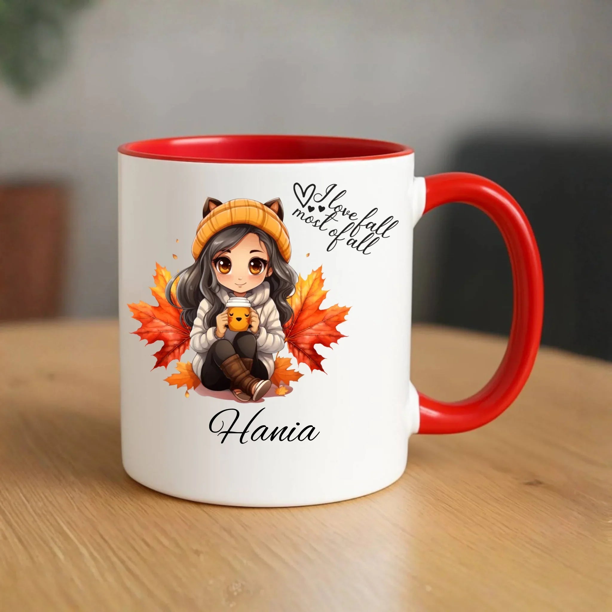 Kubek jesieniara - Anime - personalizowany JS06 - StoryCups.pl