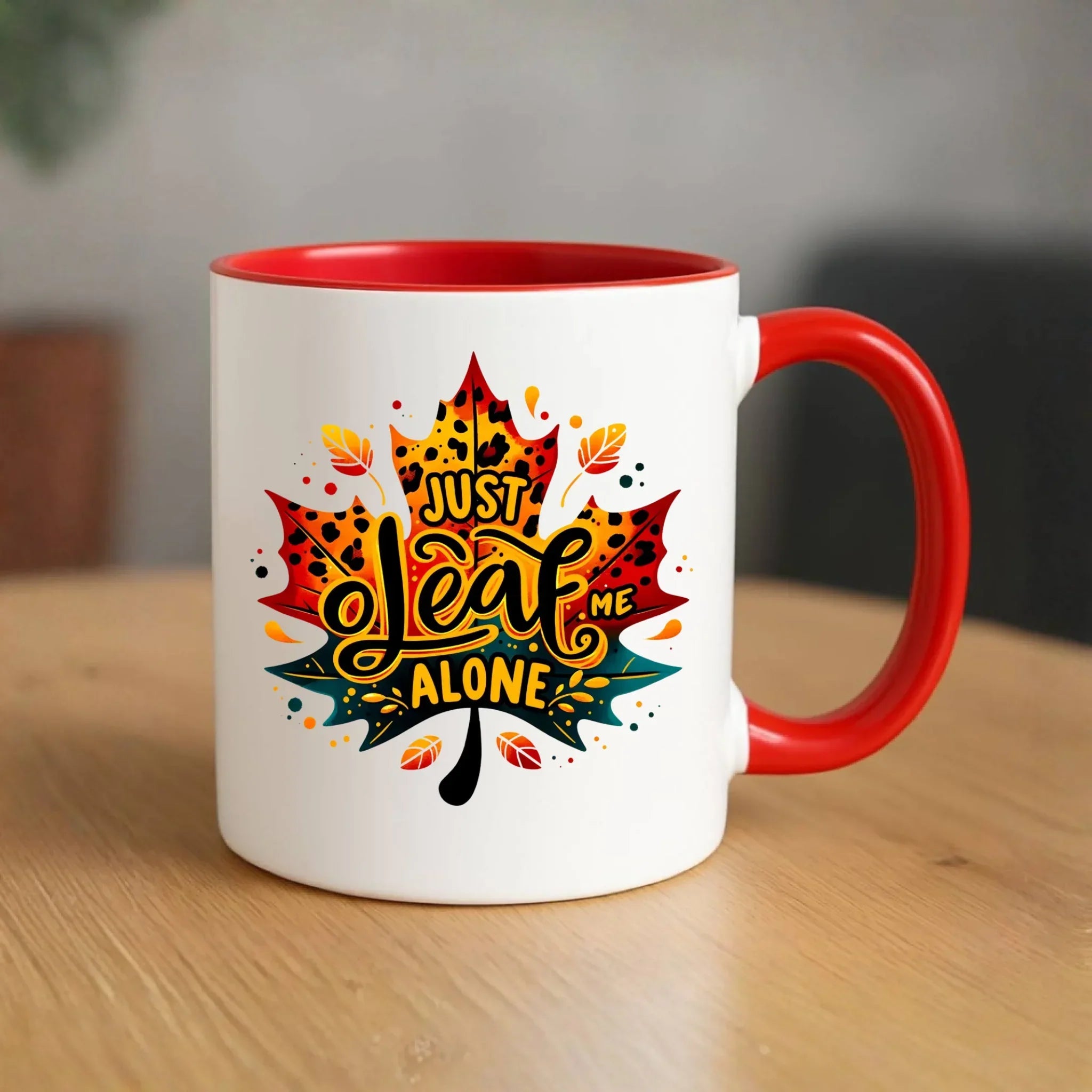 Kubek jesienny - Just leaf me alone JS22 - StoryCups.pl