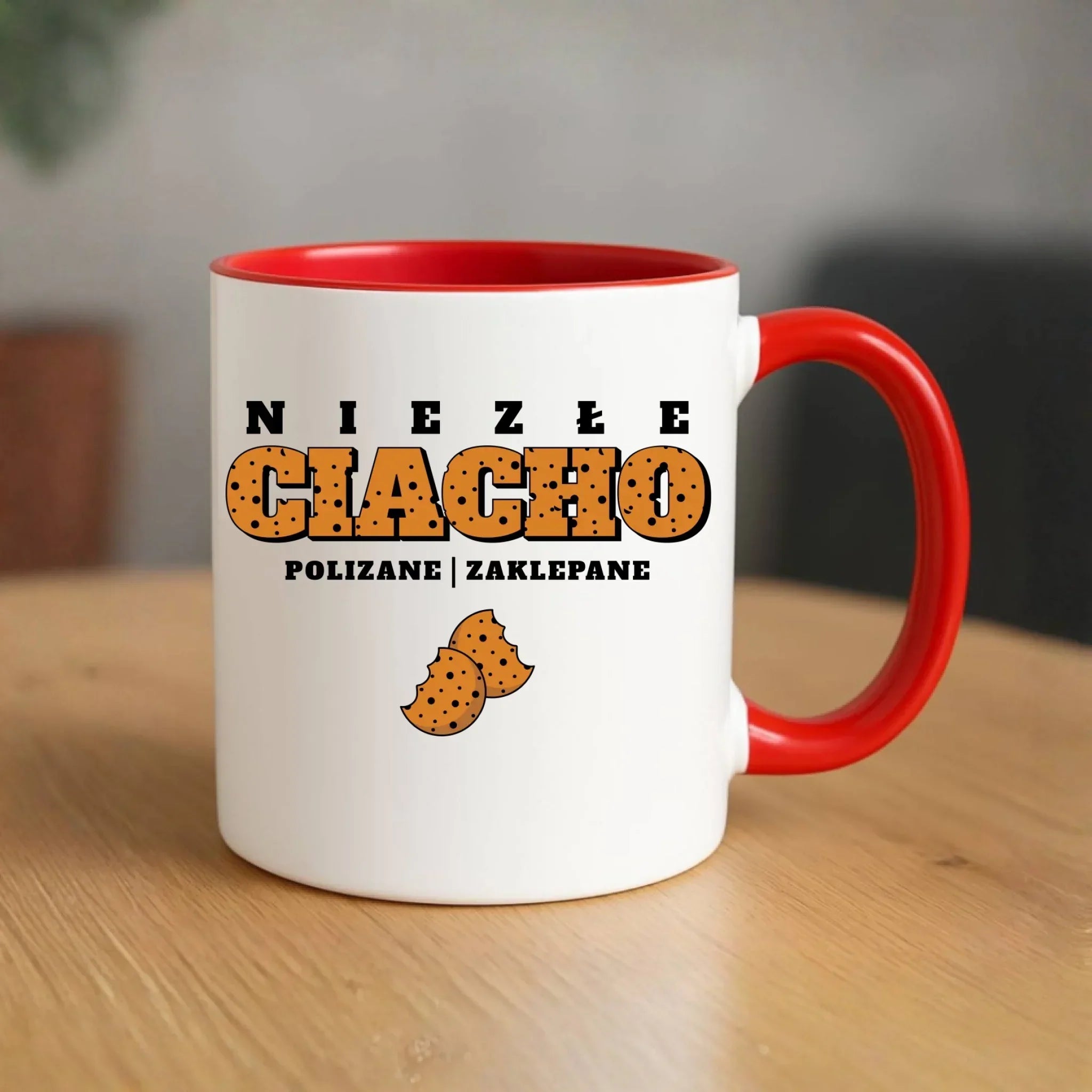 Kubek - prezent dla chłopaka męża - Niezłe ciacho polizane zaklepane DCH30 - StoryCups.pl