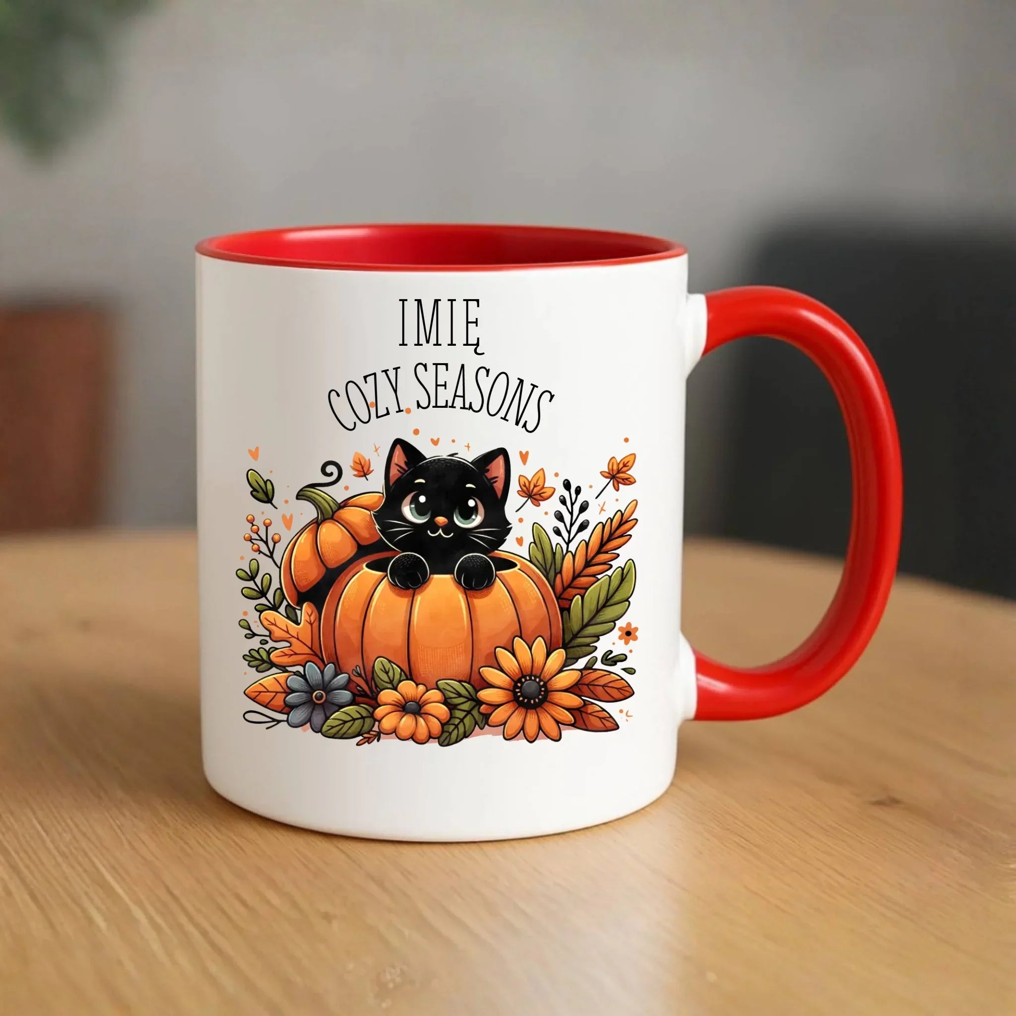 Kubek jesieniara - Cozy Seasons - personalizowany JS01 - StoryCups.pl