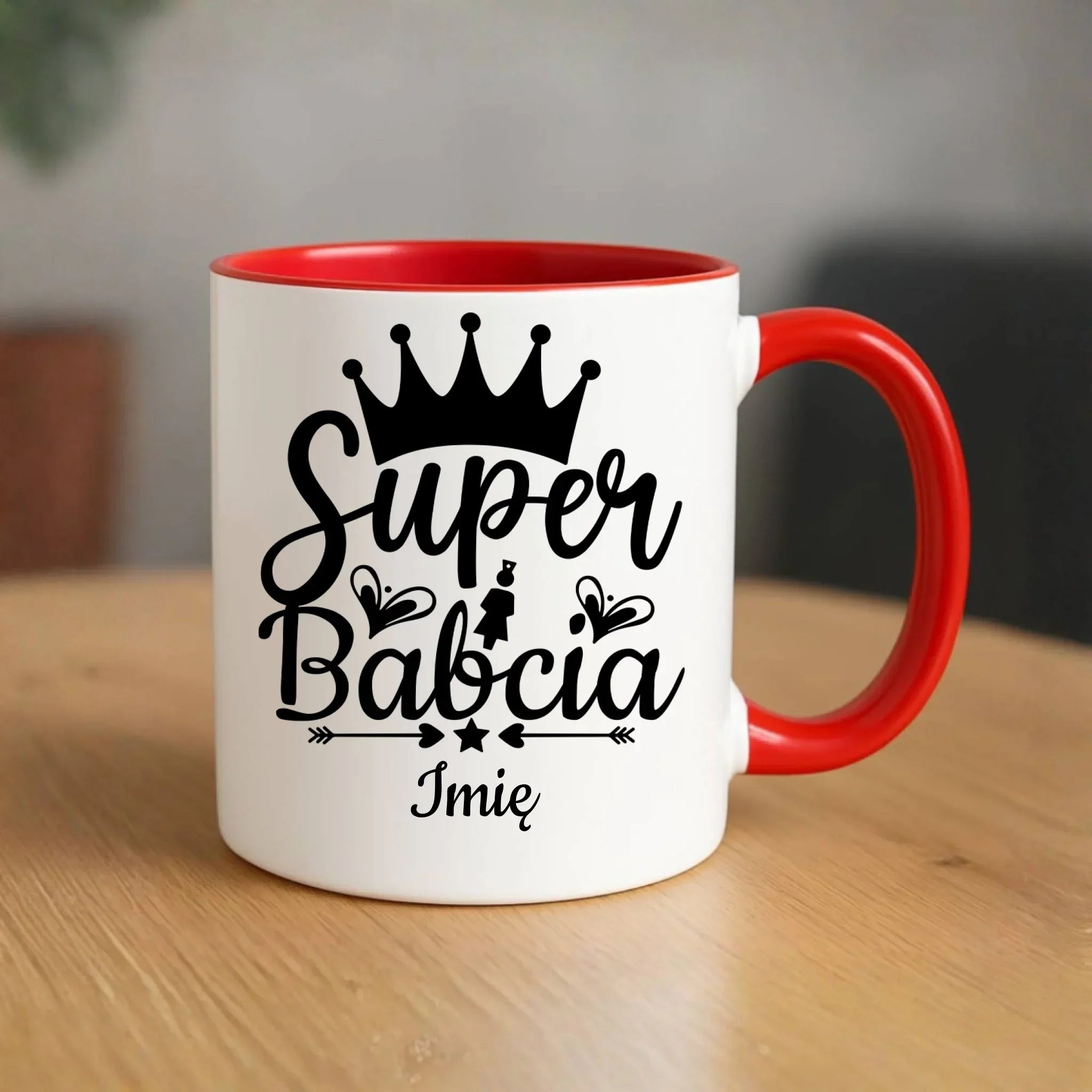 Kubek dla babci - Super Babcia - personalizowany B03 - StoryCups.pl