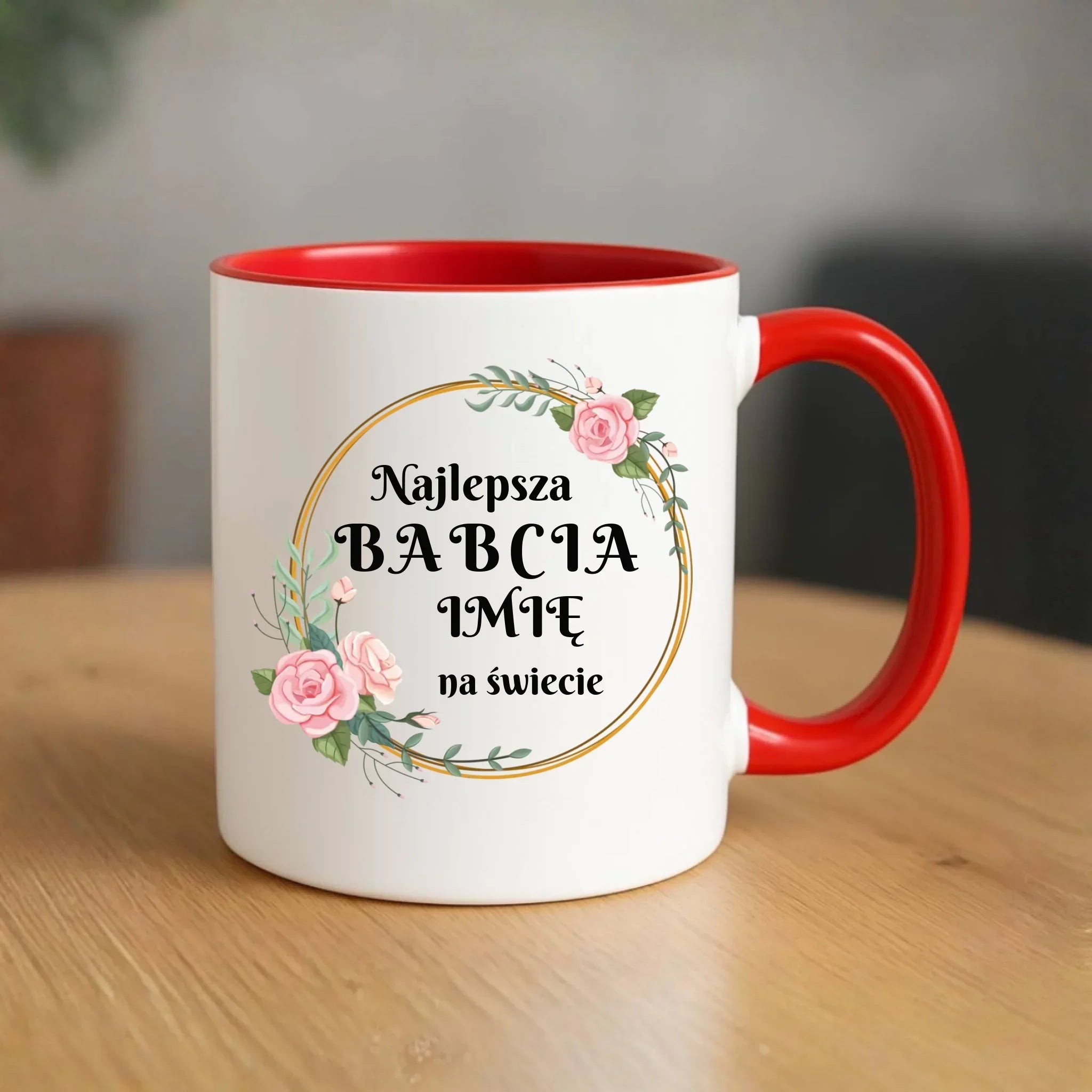 Kubek dla babci - Najlepsza babcia na Świecie - personalizowany B04 - StoryCups.pl