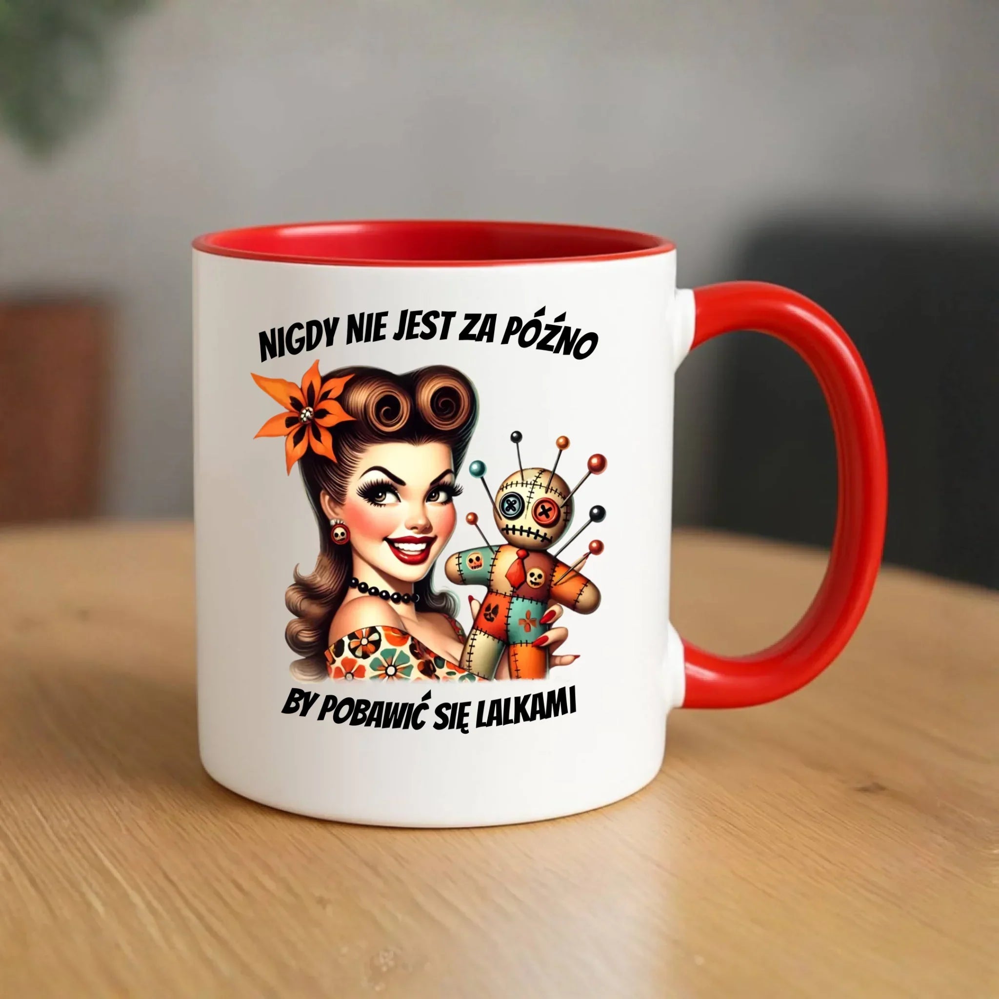 Kubek dla niej - Laleczka Voodoo retro DZ21 - StoryCups.pl