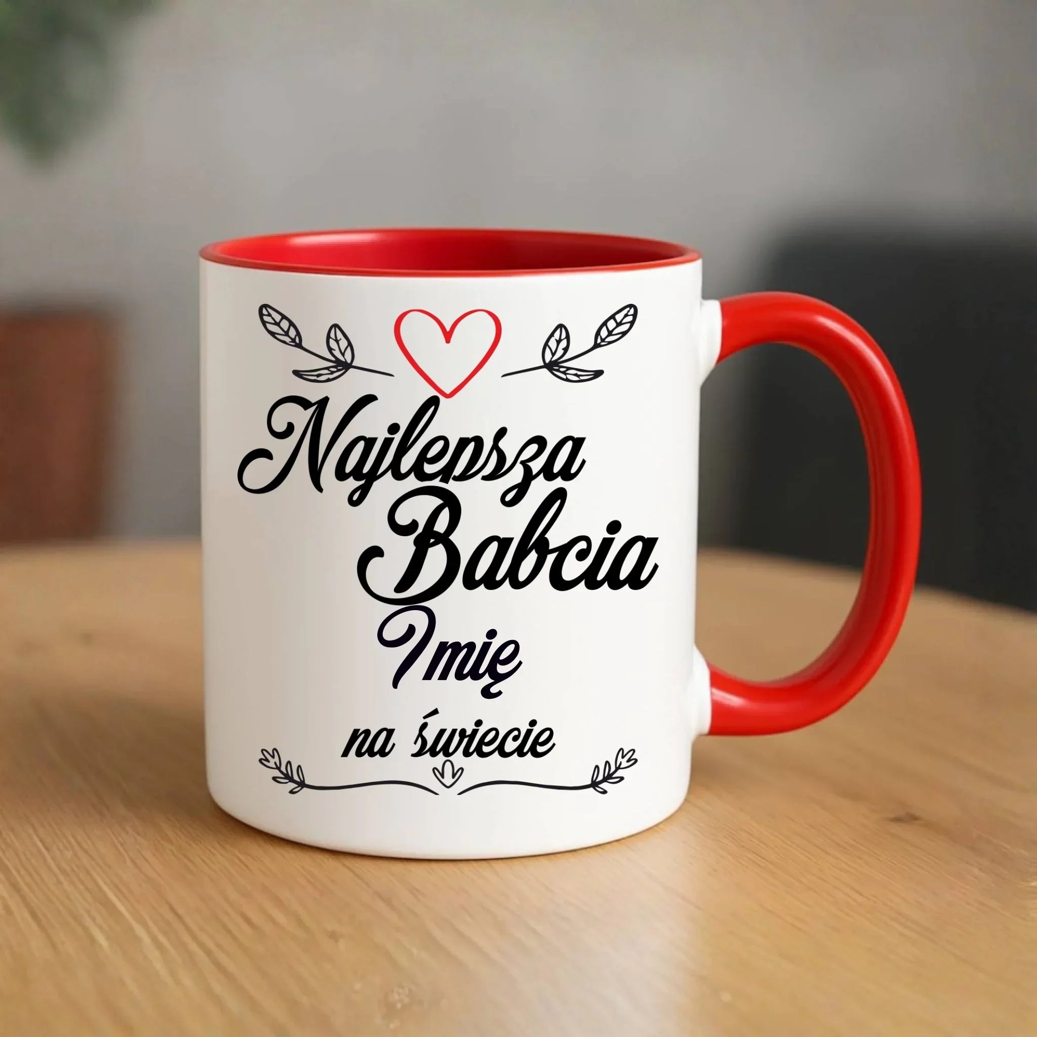 Kubek dla babci - Najlepsza Babcia na Świecie - personalizowany B12 - StoryCups.pl
