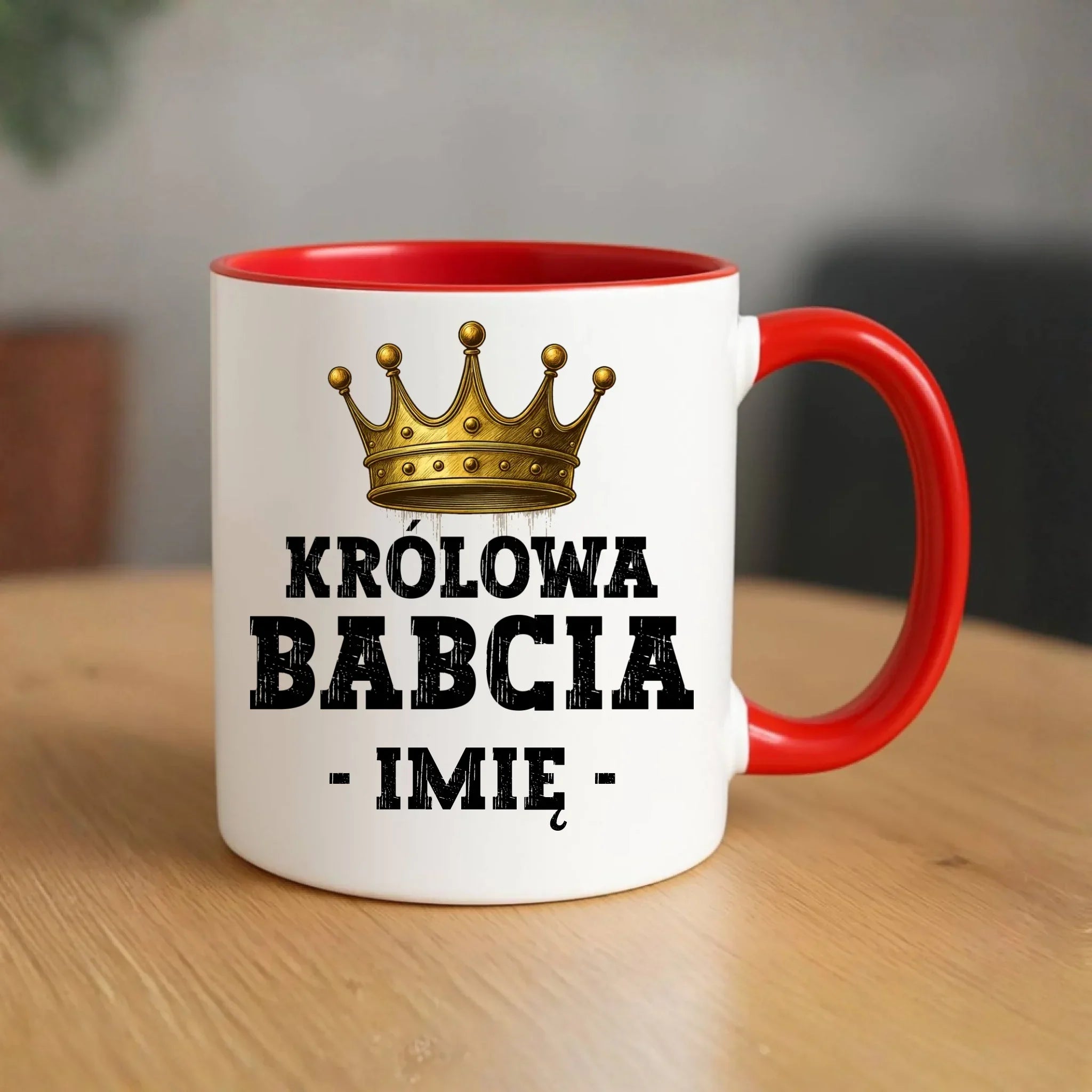 Kubek dla babci - Królowa Babcia - personalizowany B17 - StoryCups.pl