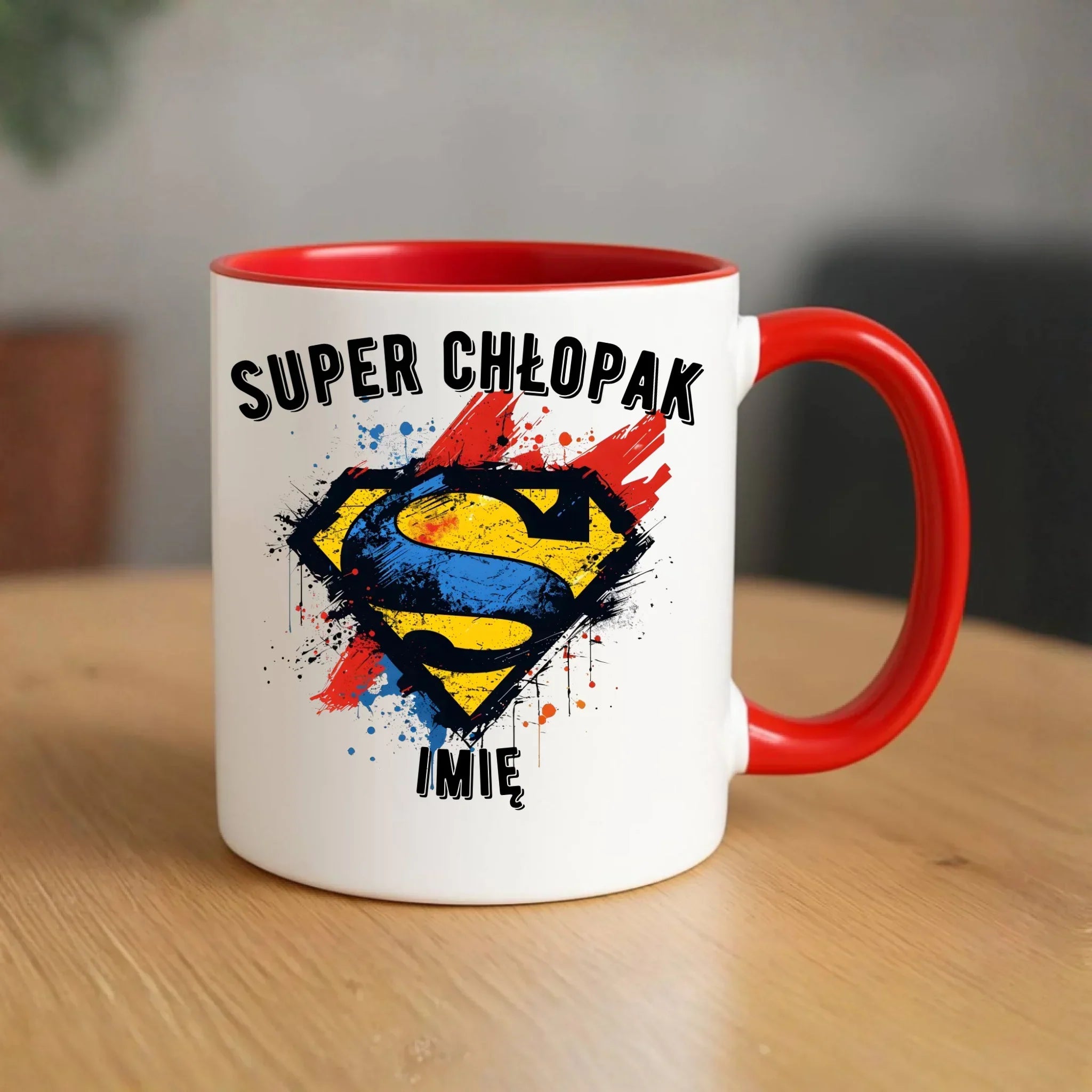 Kubek - prezent na Dzień Chłopaka - Super Chłopak - personalizowany DCH18 - StoryCups.pl