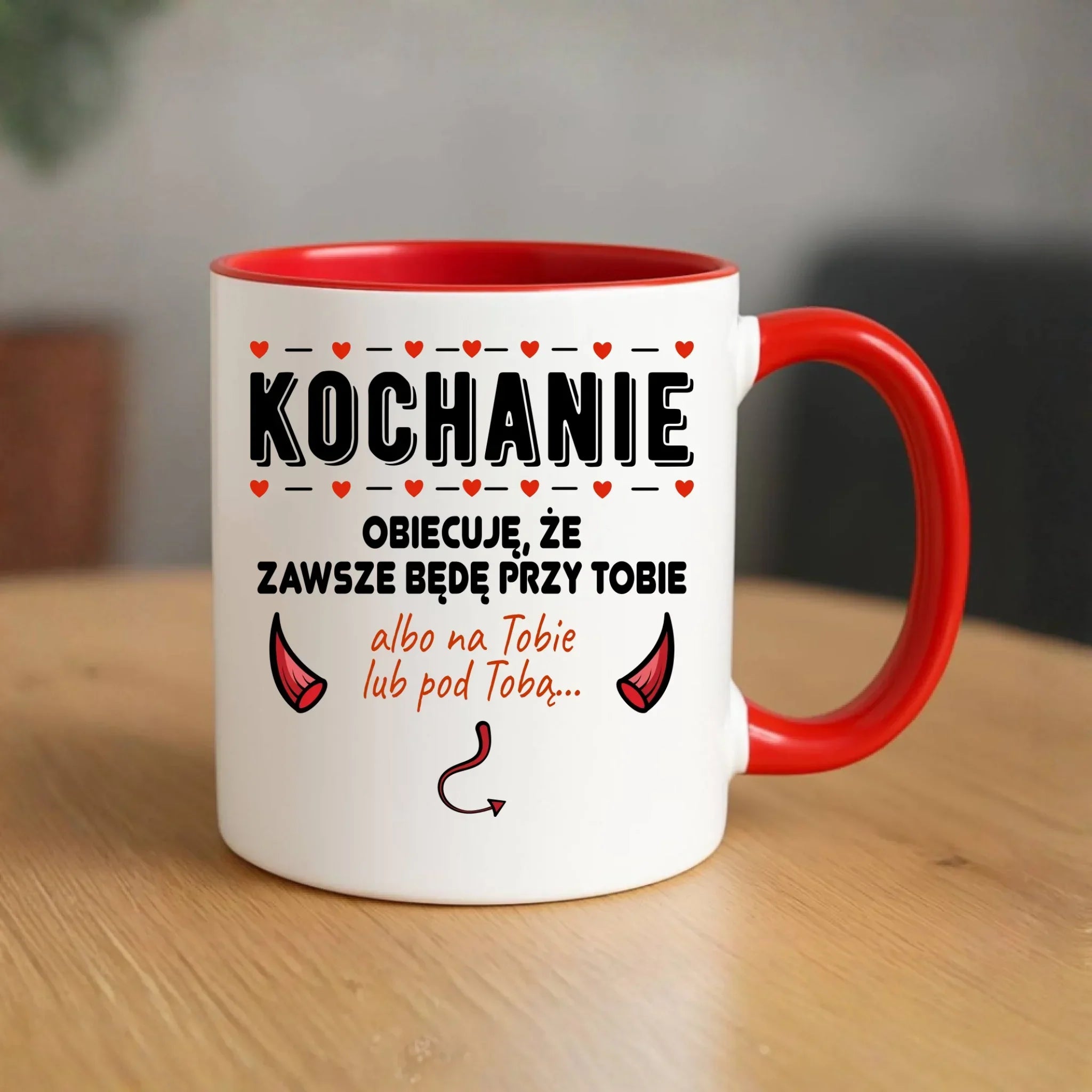 Kubek dla par - Obiecuję, że zawsze będę przy Tobie W50 - StoryCups.pl