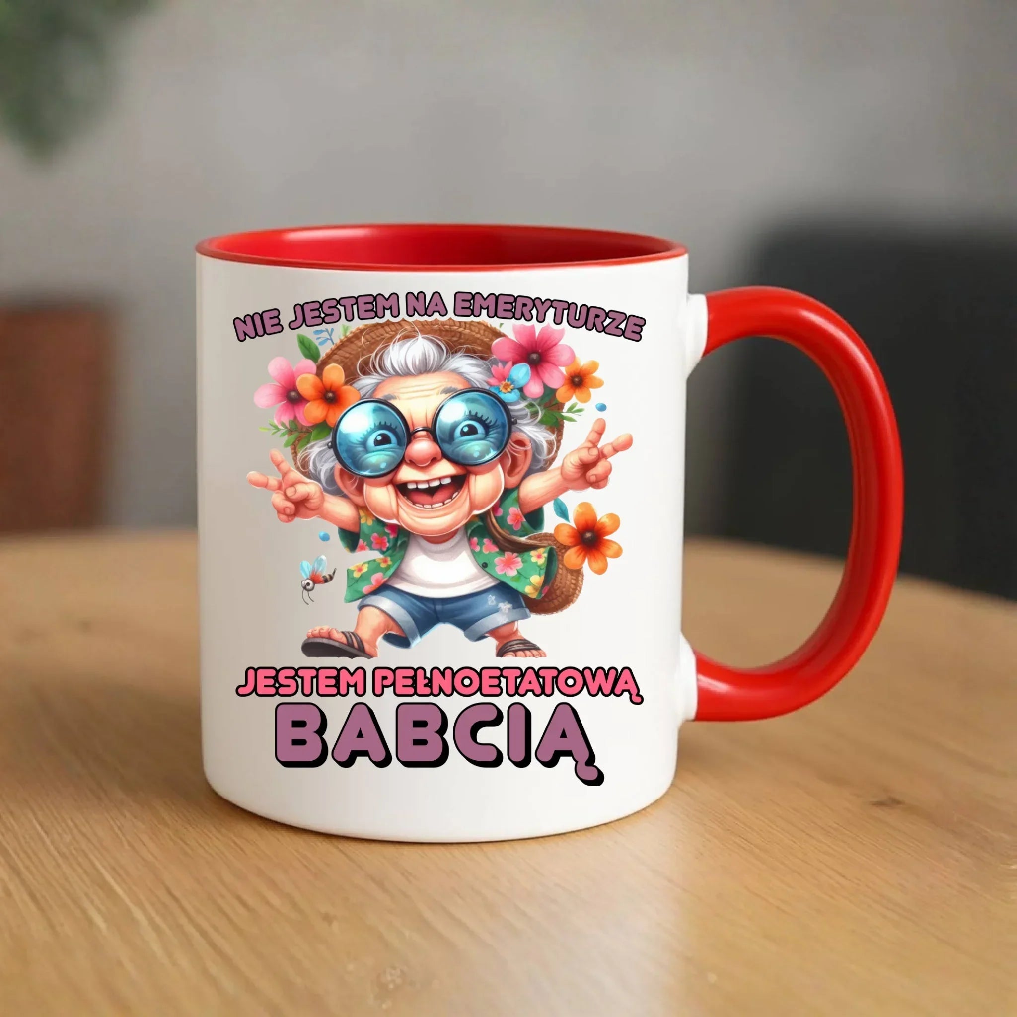 Kubek dla babci - Pełnoetatowa babcia B20 - StoryCups.pl