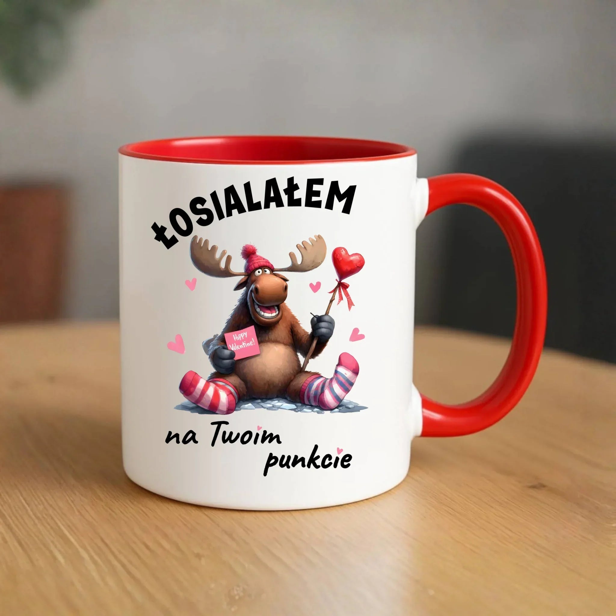 Kubek dla par - Łosialałem na Twoim punkcie W66 - StoryCups.pl