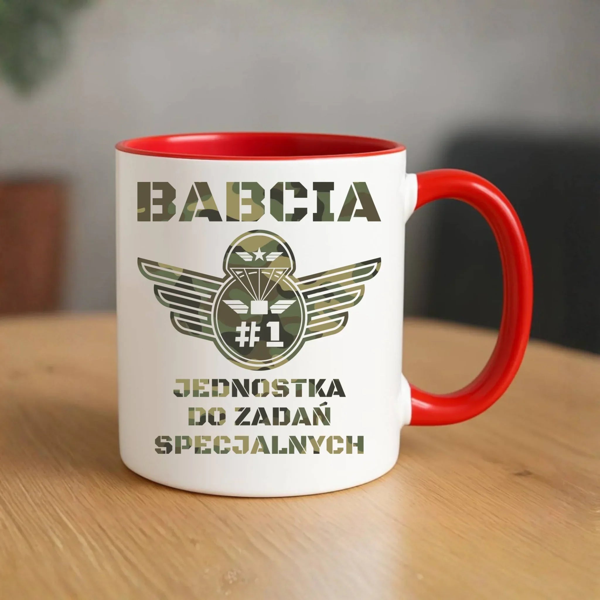 Kubek dla babci - Babcia jednostka do zadań specjalnych B31 - StoryCups.pl