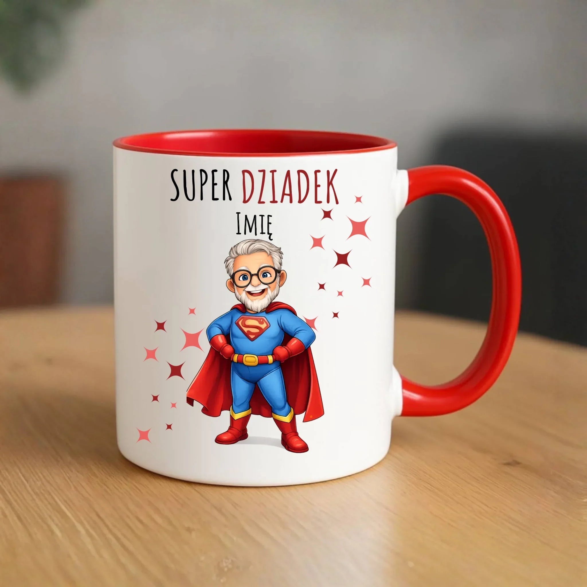 Kubek dla dziadka - Super Dziadek - personalizowany D02 - StoryCups.pl