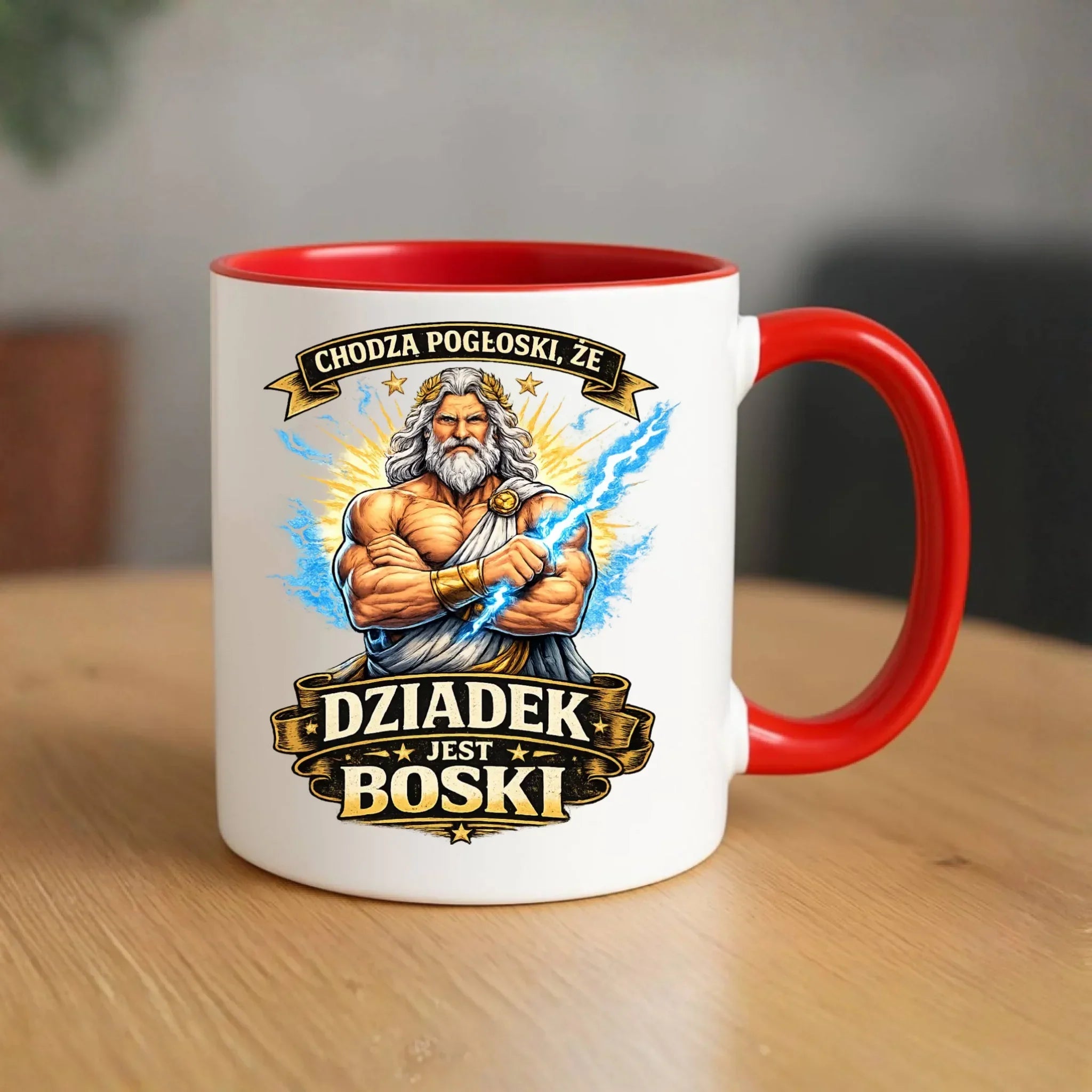 Kubek dla dziadka - Chodzą pogłoski, że dziadek jest boski D16 - StoryCups.pl
