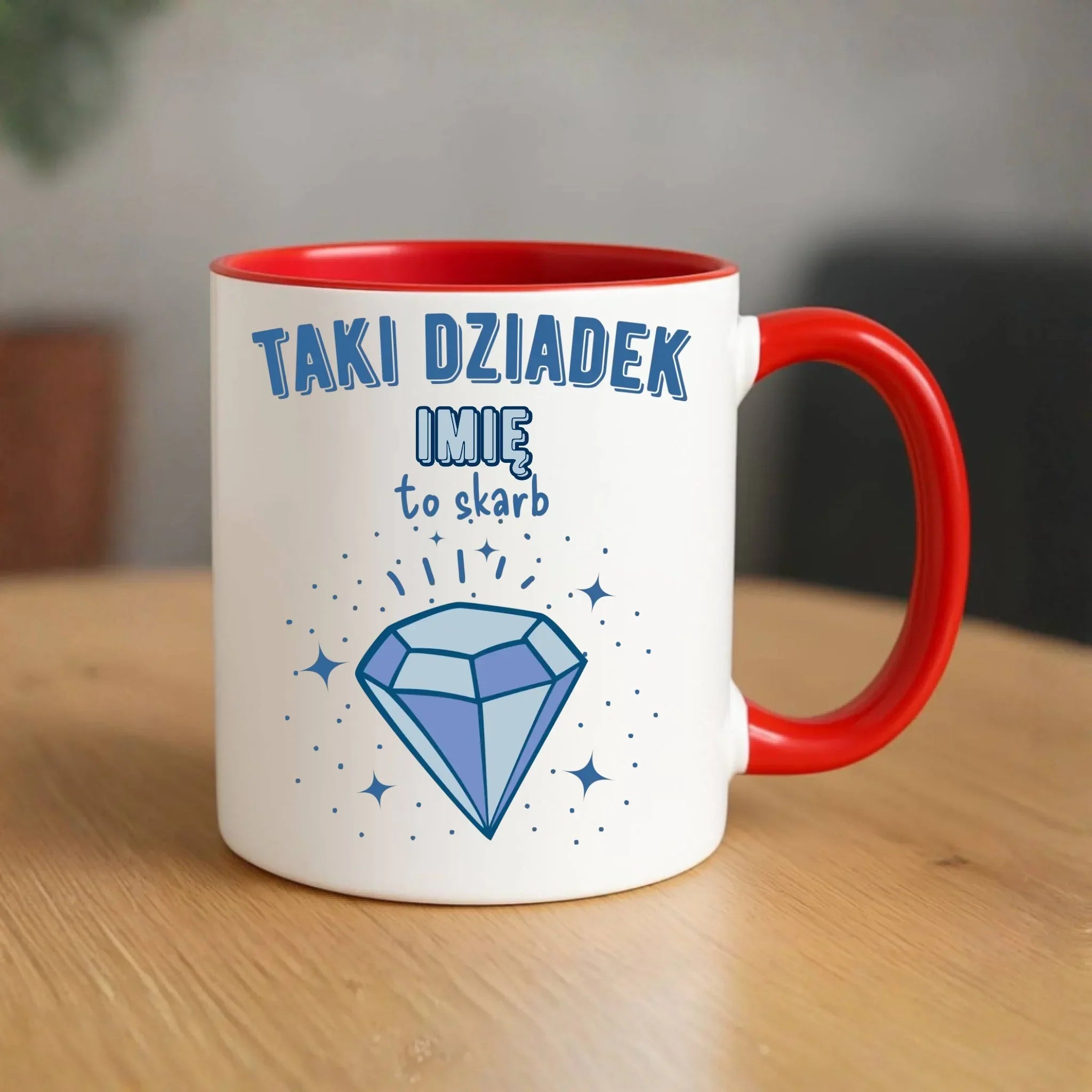 Kubek dla dziadka - Taki Dziadek to skarb - personalizowany D06 - StoryCups.pl