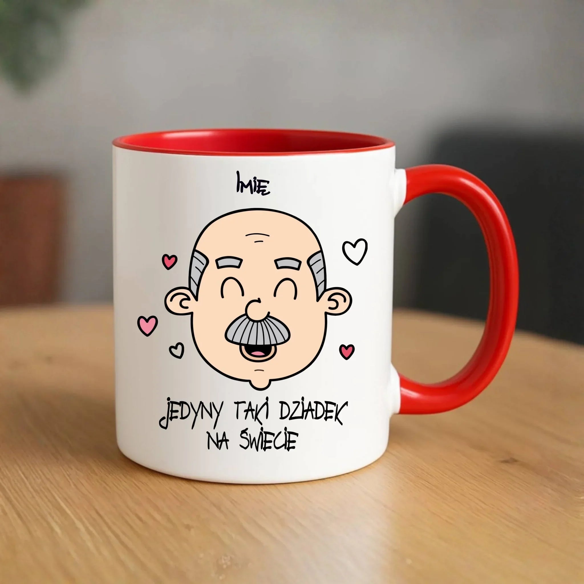 Kubek dla dziadka - Jedyny taki dziadek na świecie - personalizowany D15 - StoryCups.pl