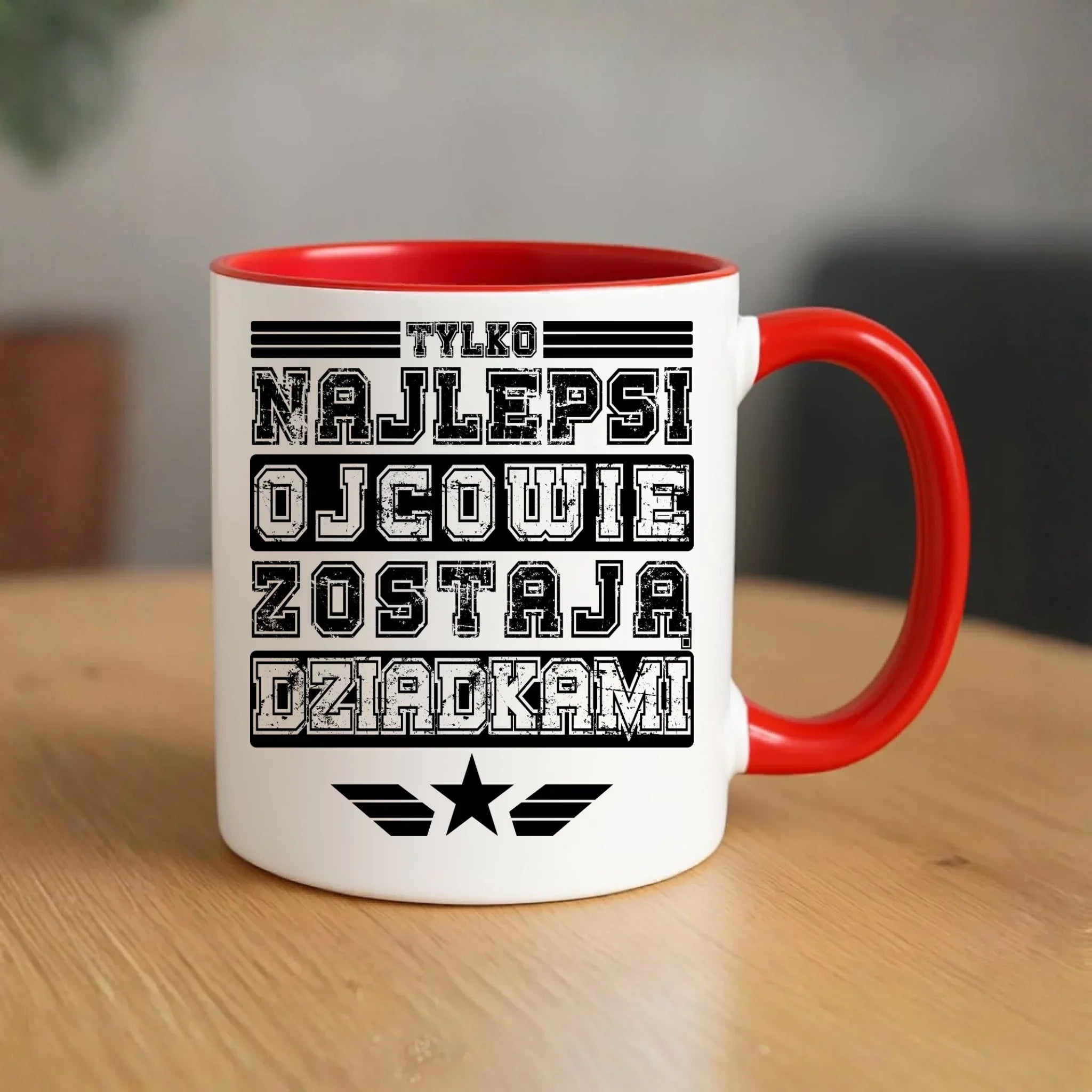 Kubek dla dziadka - Tylko najlepsi ojcowie zostają dziadkami D25 - StoryCups.pl
