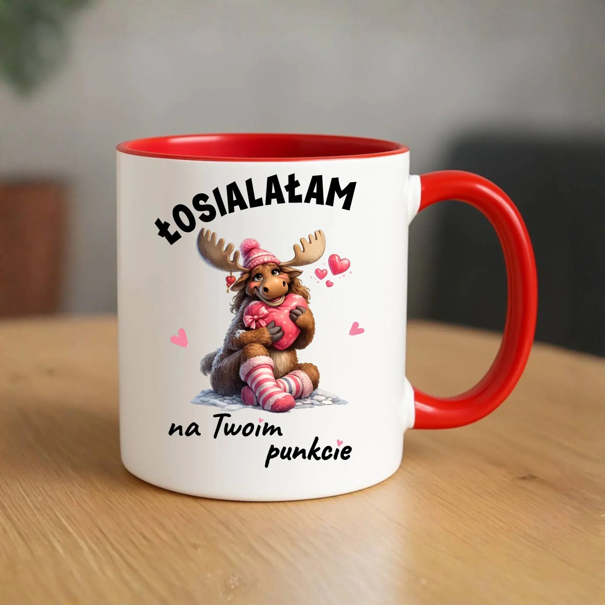 Kubek dla par - Łosialałam na Twoim punkcie W67 - StoryCups.pl