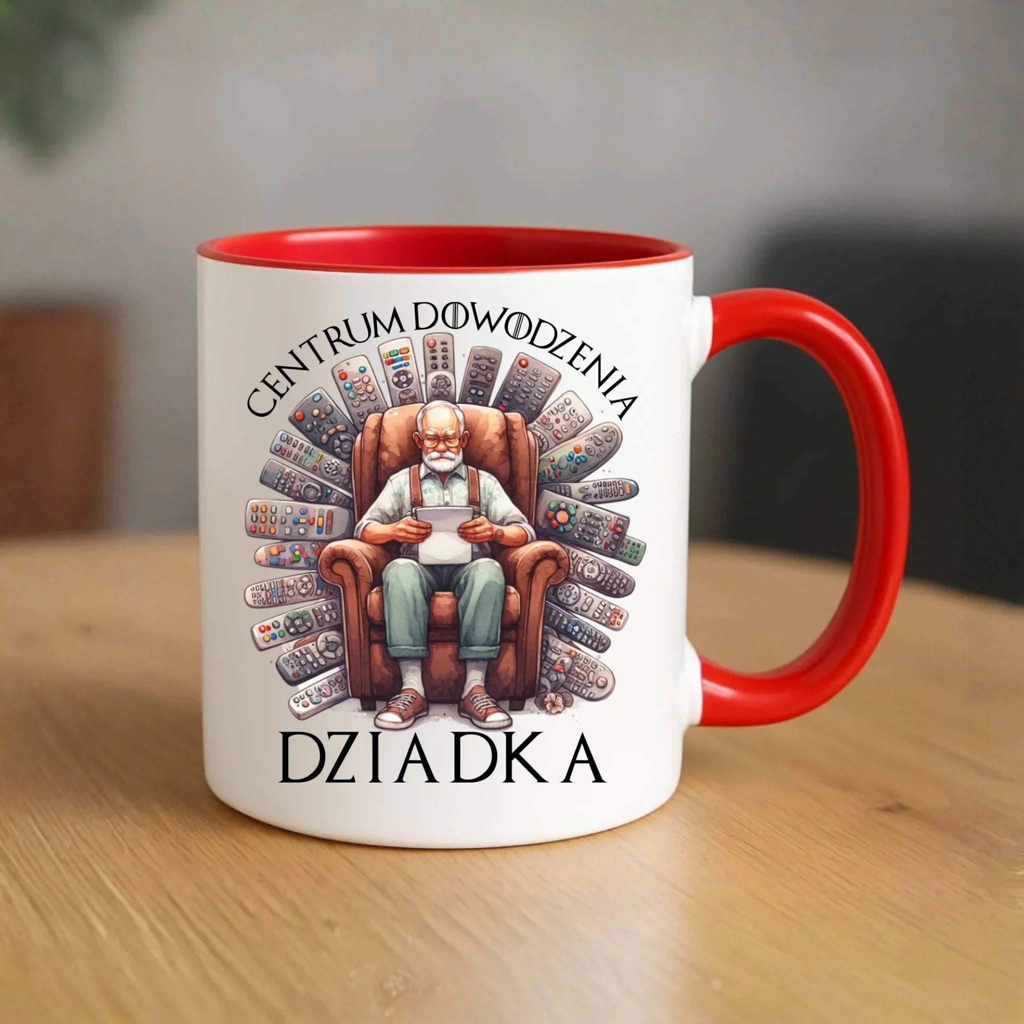 Kubek dla dziadka - Centrum dowodzenia D28 - StoryCups.pl