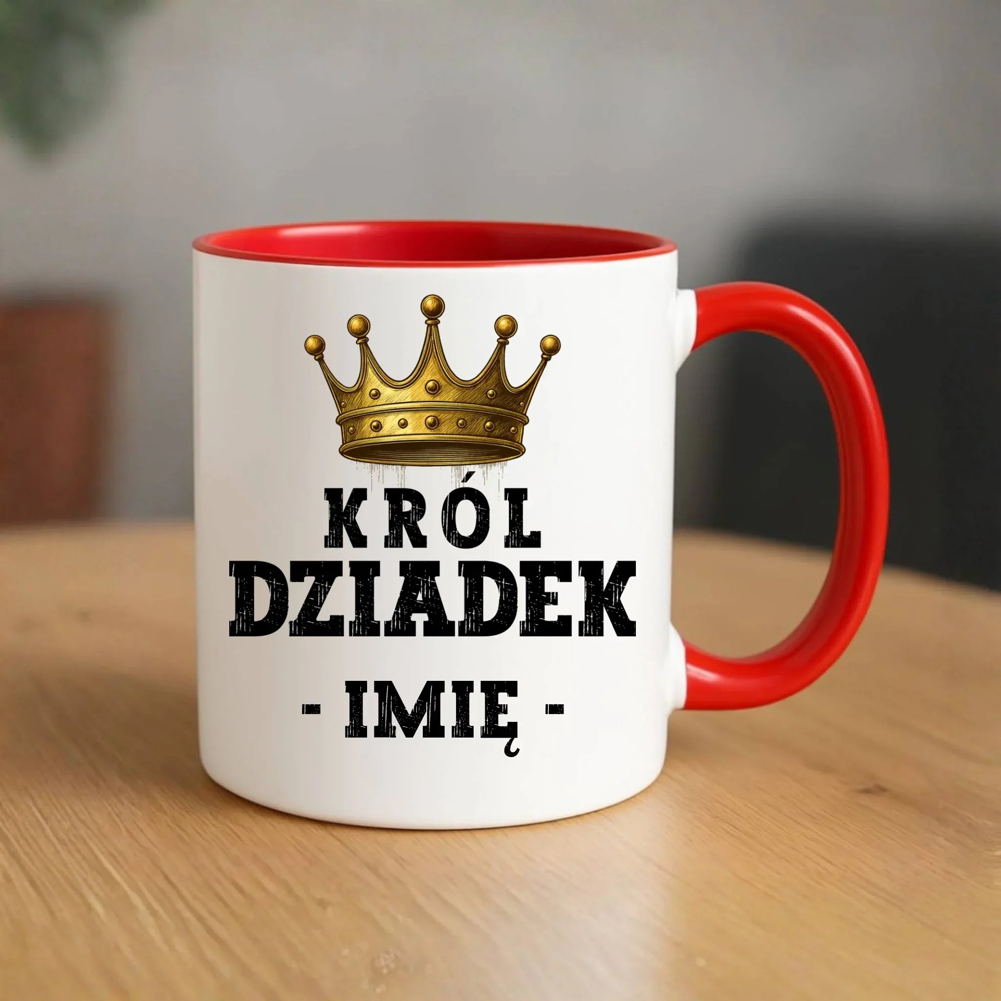 Kubek dla dziadka - Król Dziadek - personalizowany D17 - StoryCups.pl