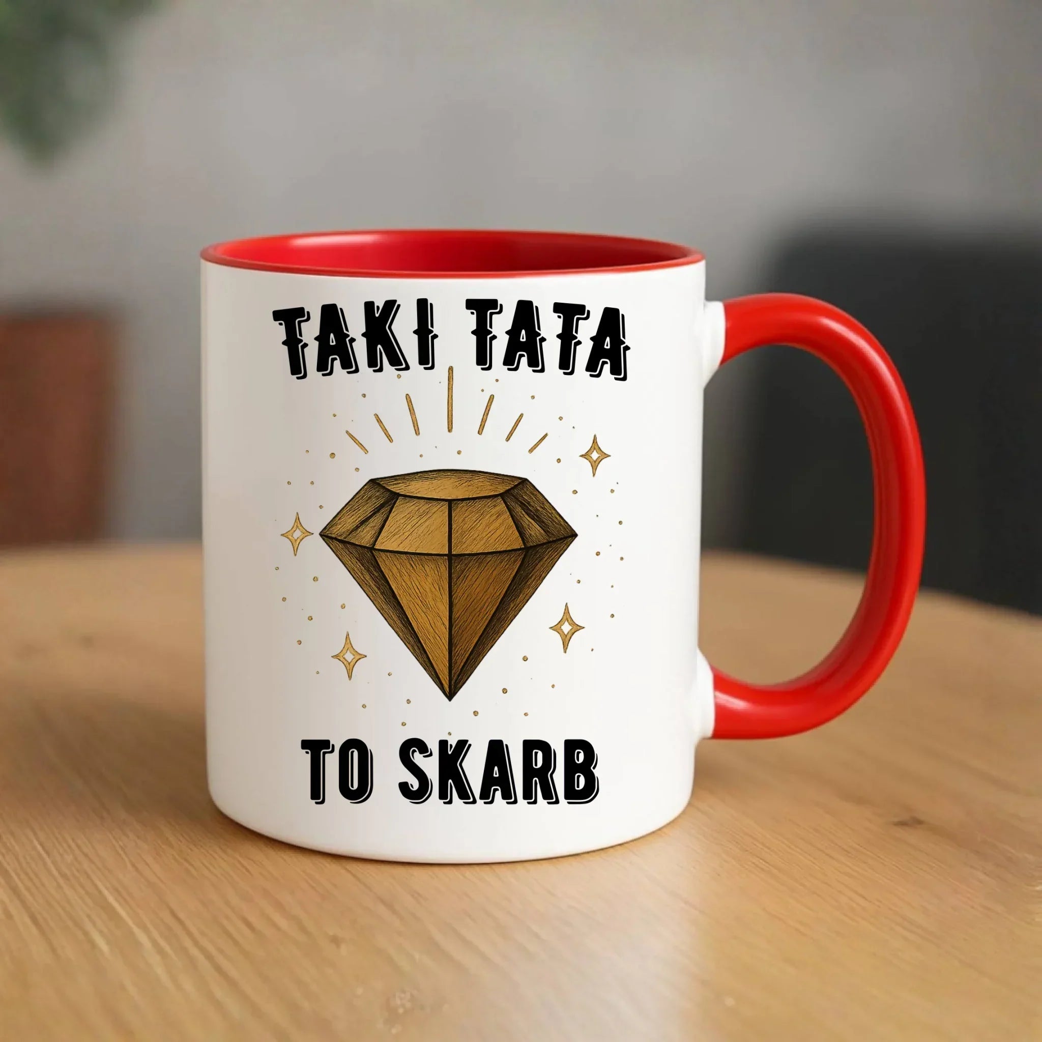 Kubek dla taty - Taki tata to skarb - personalizowany DT17 - StoryCups.pl