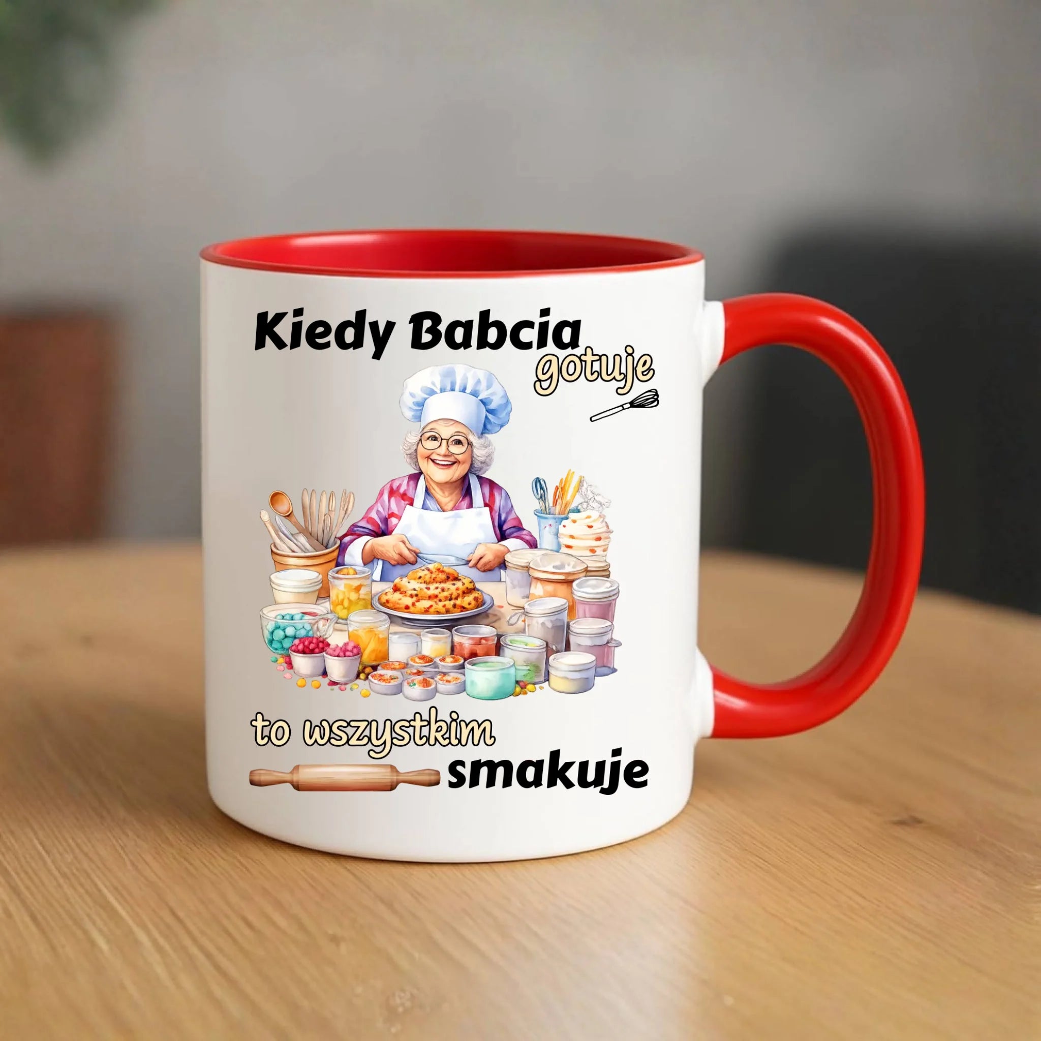 Kubek dla babci – Kiedy babcia gotuje to wszystkim smakuje B34