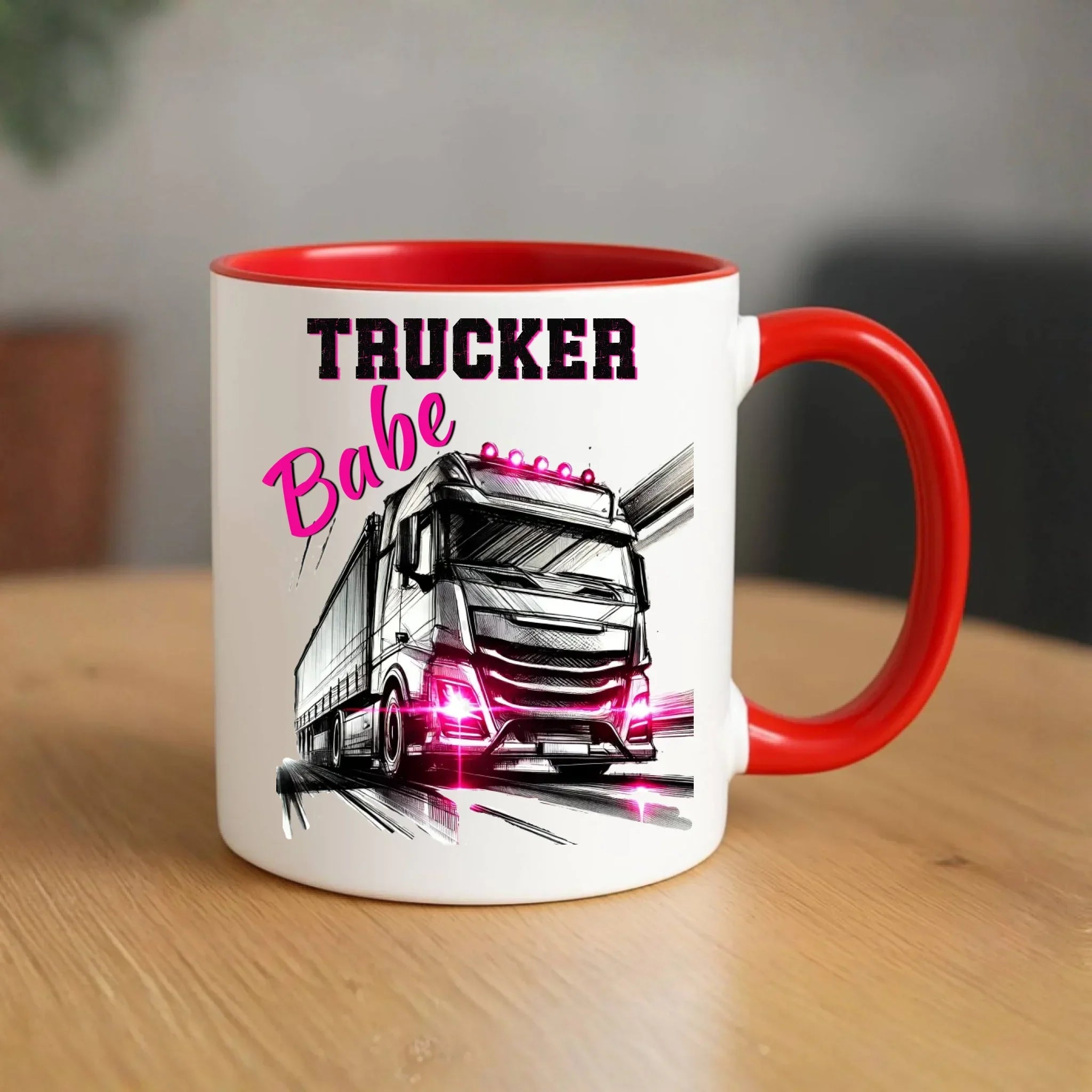 Kubek - kierowca ciężarówki - Trucker Babe ZKT13 - StoryCups.pl