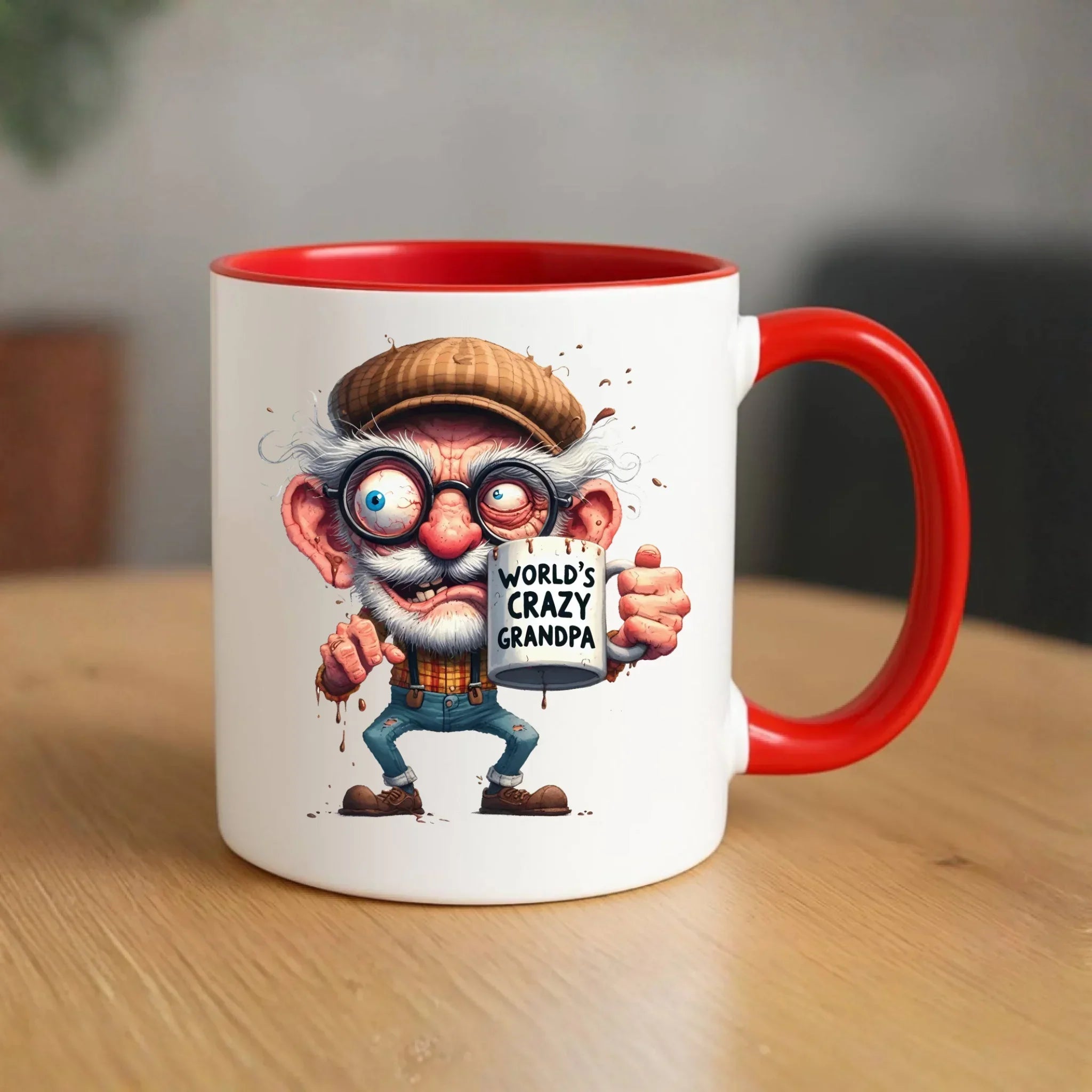 Kubek dla dziadka - Crazy grandpa D38 - StoryCups.pl