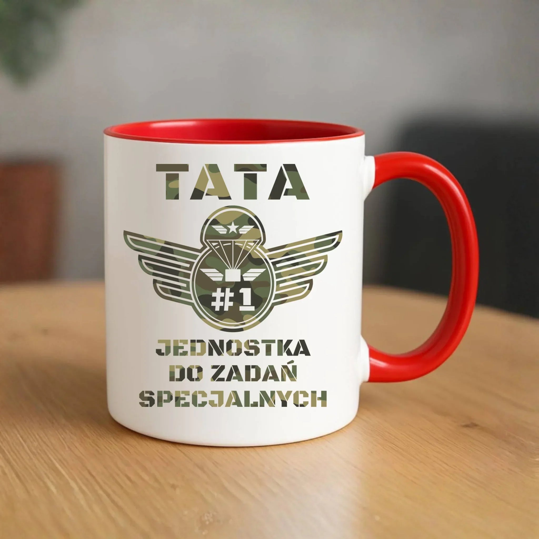 Kubek dla taty - Tata jednostka do zadań specjalnych DT42 - StoryCups.pl