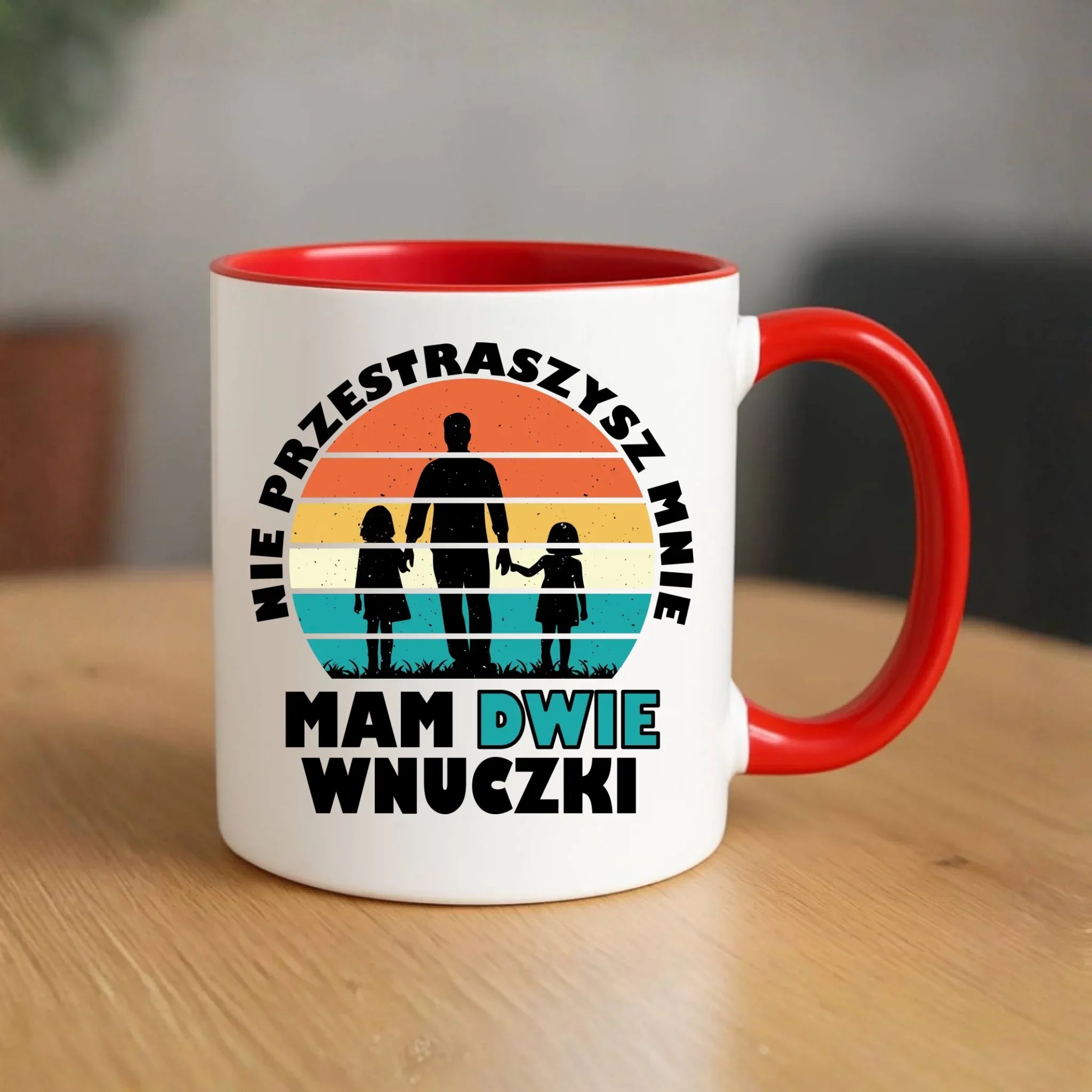 Kubek dla dziadka - Nie przestraszysz mnie mam dwie wnuczki D41 - StoryCups.pl