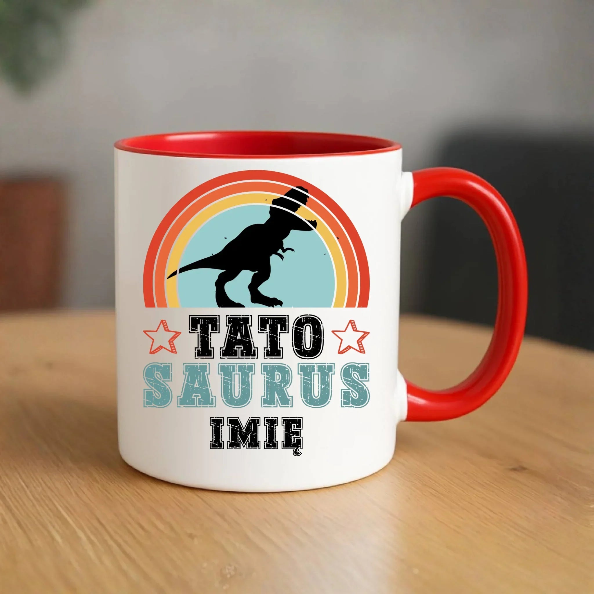 Kubek dla taty - Tato Saurus - personalizowany DT03 - StoryCups.pl
