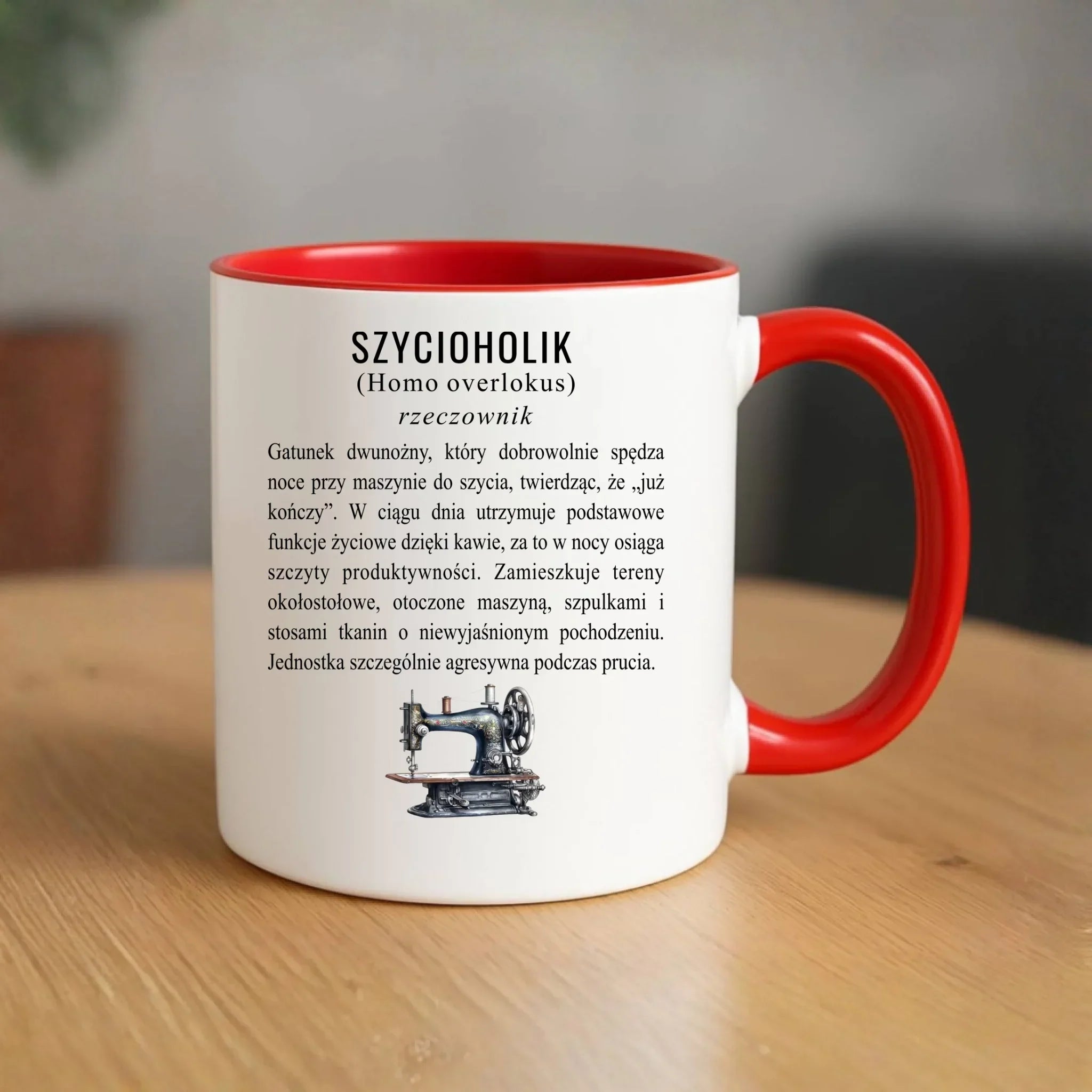 Kubek szyciowy dla krawcowej – Szycioholik definicja HS10 - StoryCups.pl