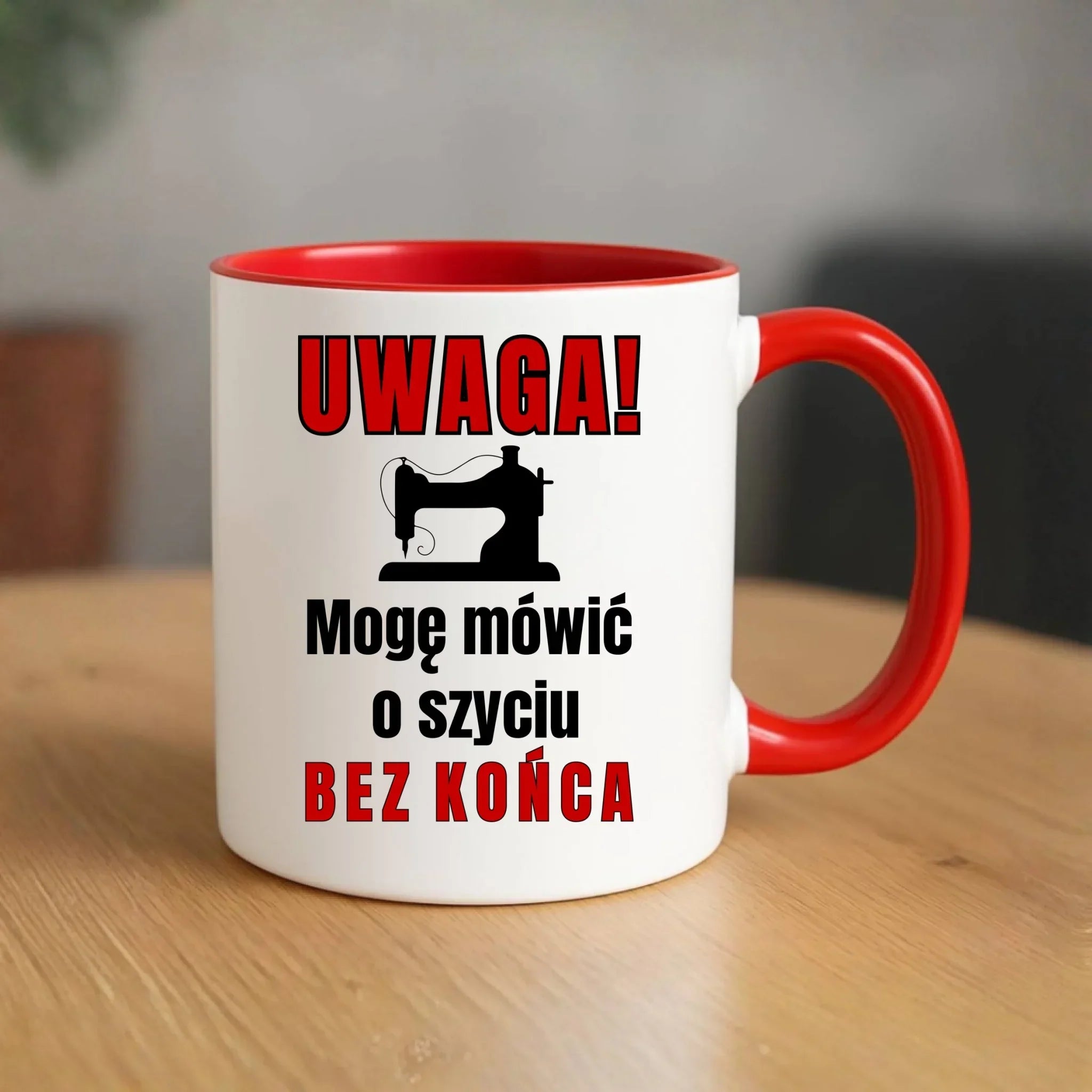 Kubek szyciowy dla krawcowej – Mówić o szyciu bez końca HS19 - StoryCups.pl